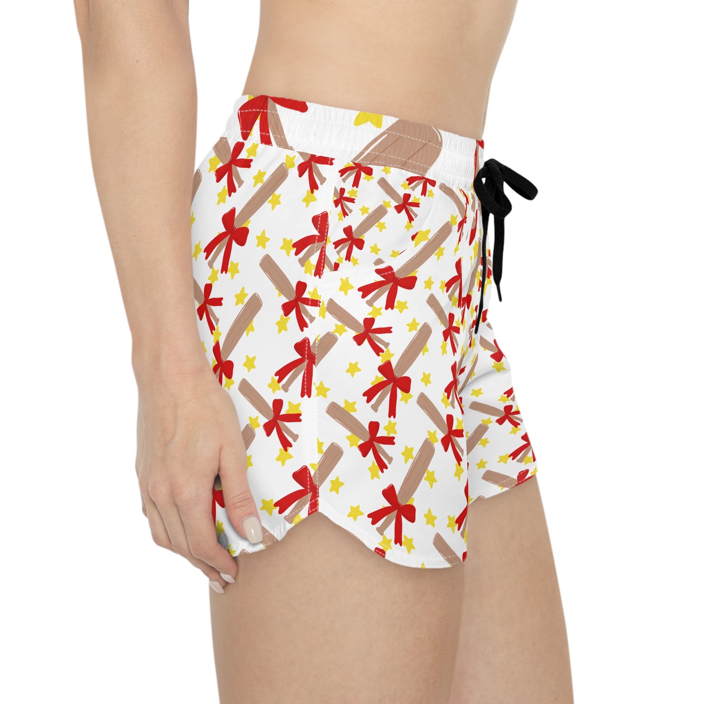 Graduation Diploma Print Women’s Casual Shorts — Celebration AOP Lounge Shorts