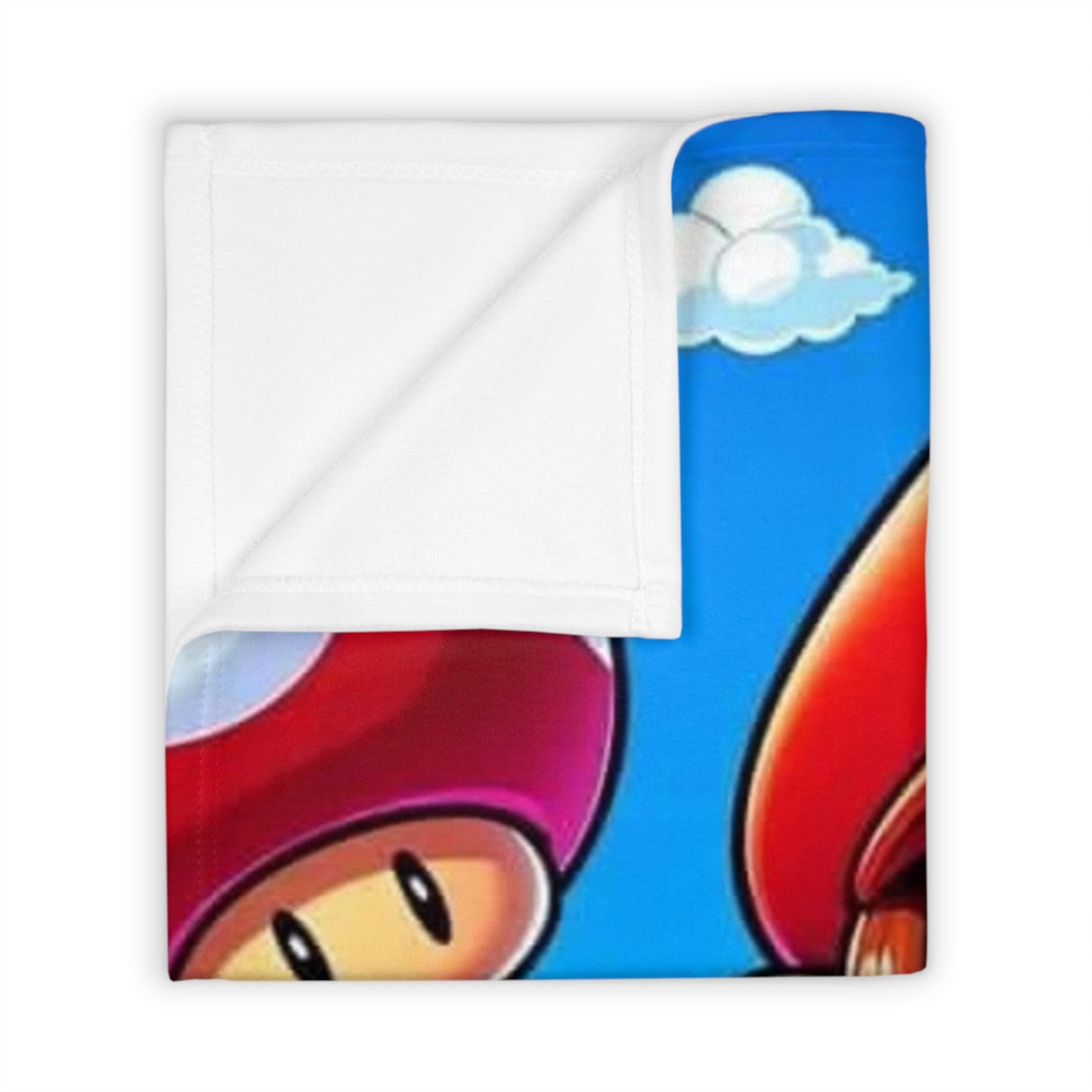 Mario Superhero Throw Blanket - Retro Video Game Character Fleece for Kids & Gamers