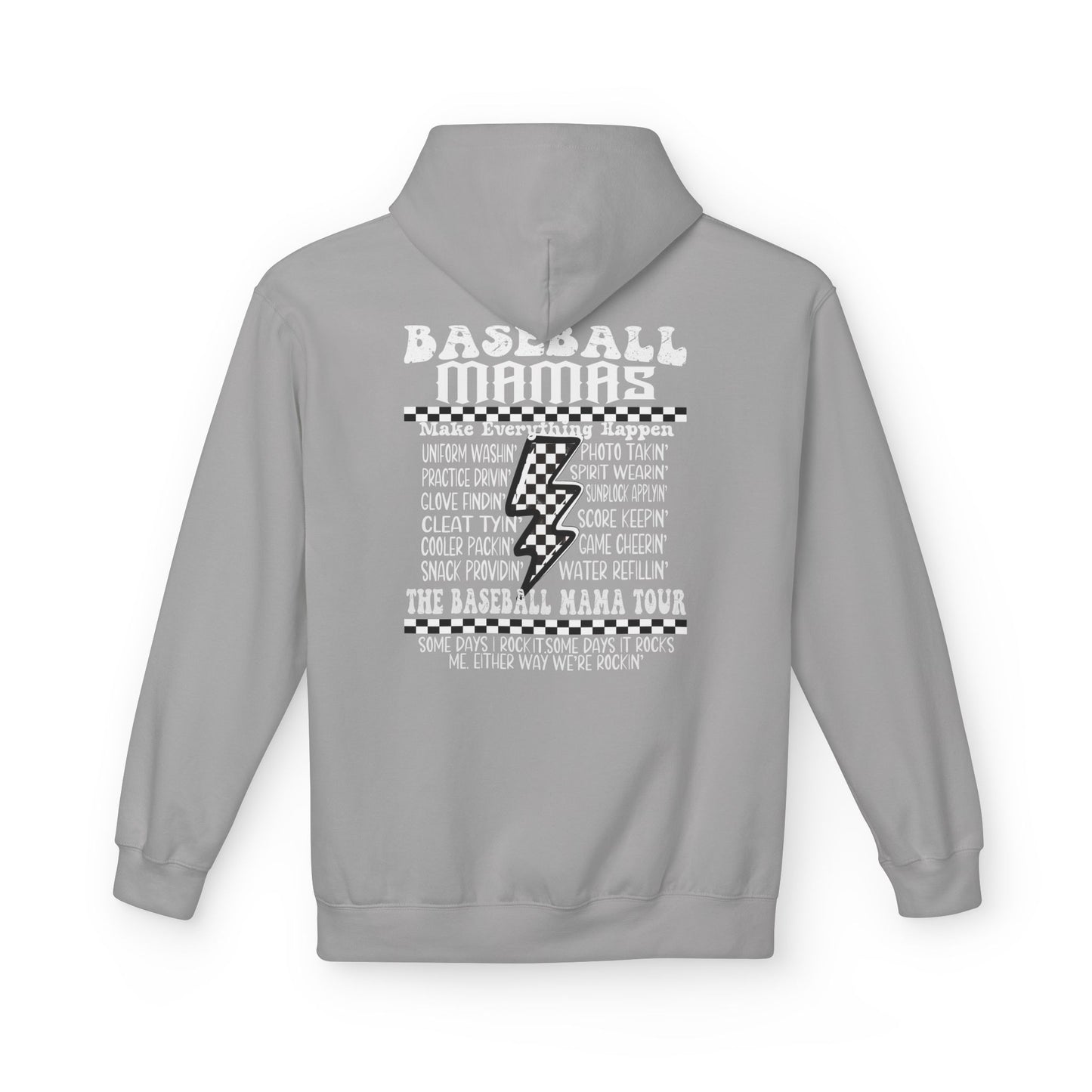 Baseball Mamas Hoodie — Vintage Tour Tee Style Hooded Sweatshirt