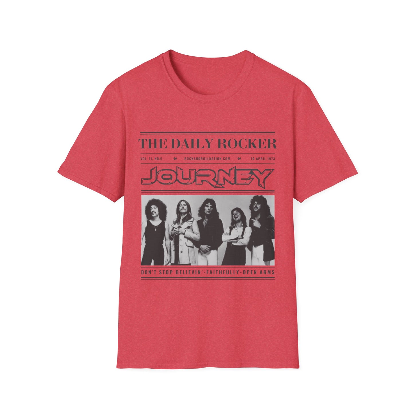 Journey Band Vintage Tour T-Shirt — The Daily Rocker Graphic Tee