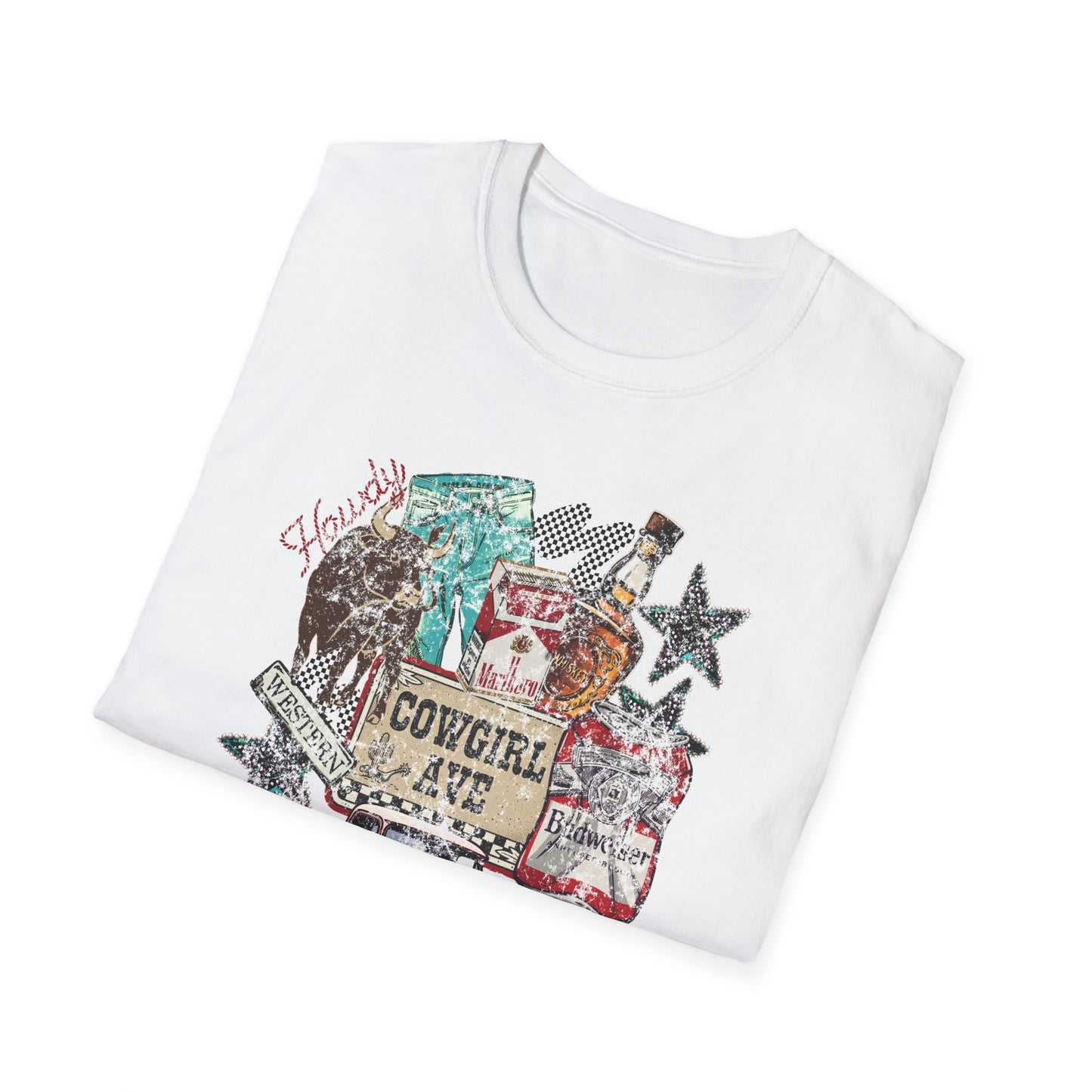 Cowgirl Vibes Graphic T-Shirt Rustic Western Vintage Tee