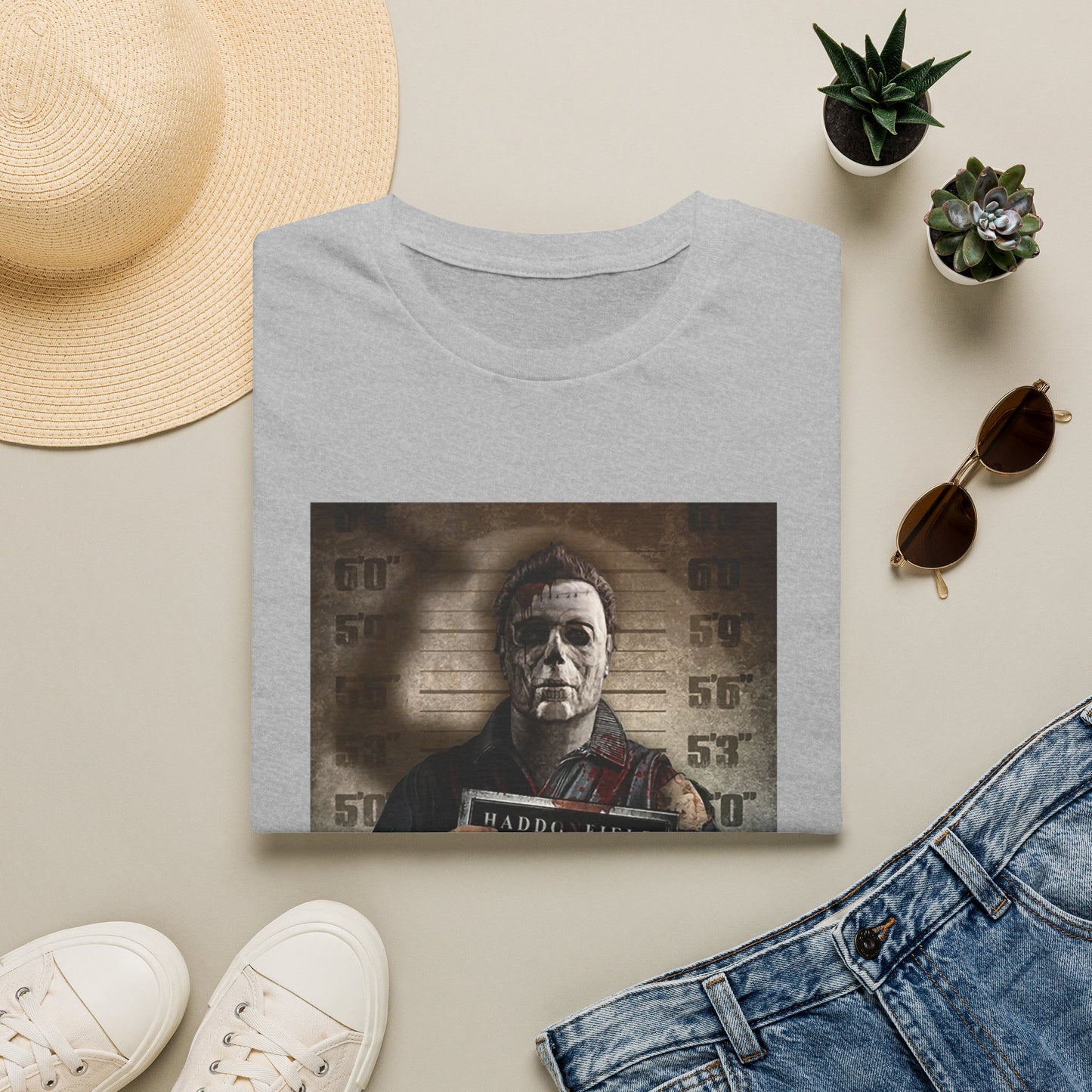 Mugshot Michael Myers Halloween T‑Shirt