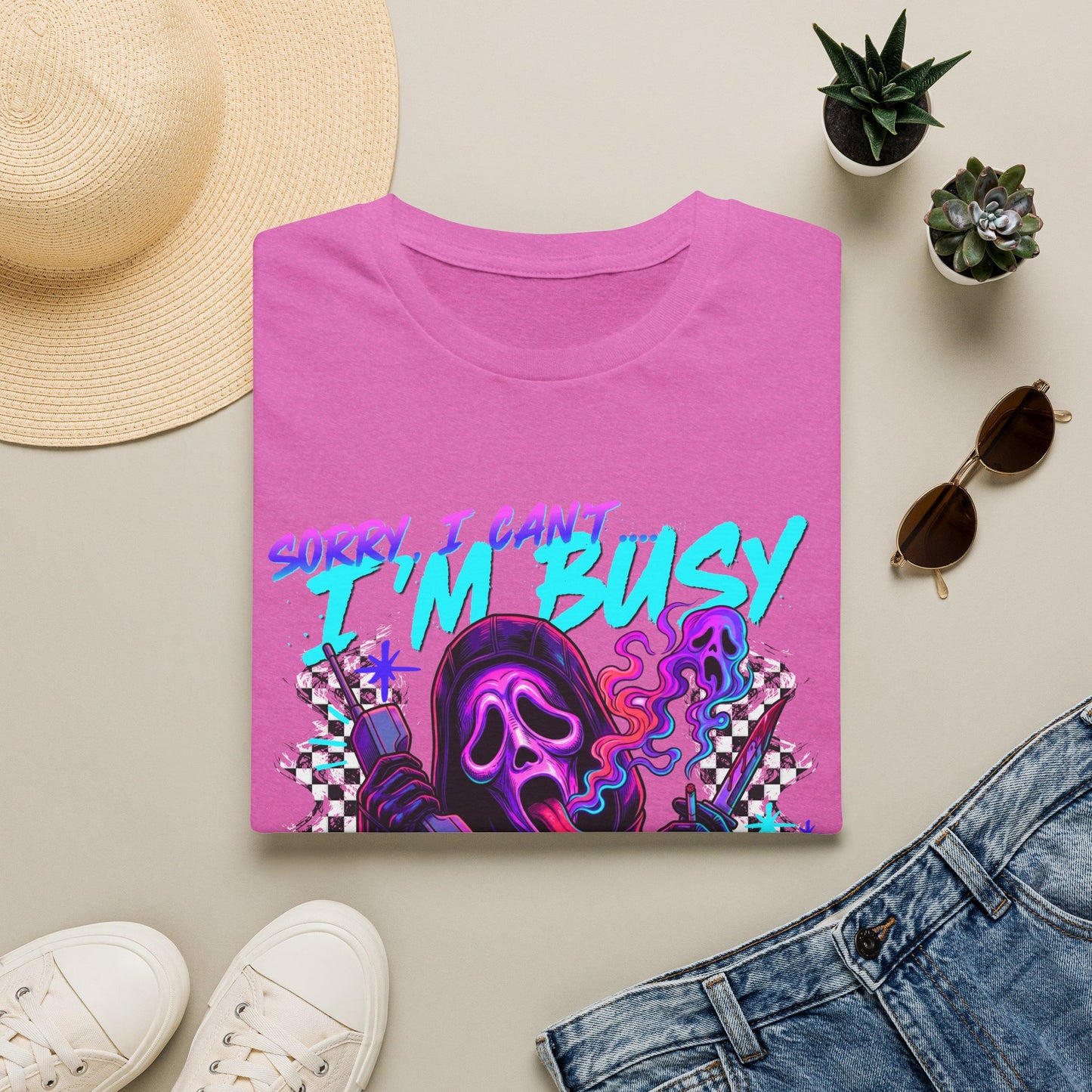 I’m Busy Ghosting People Graphic Tee