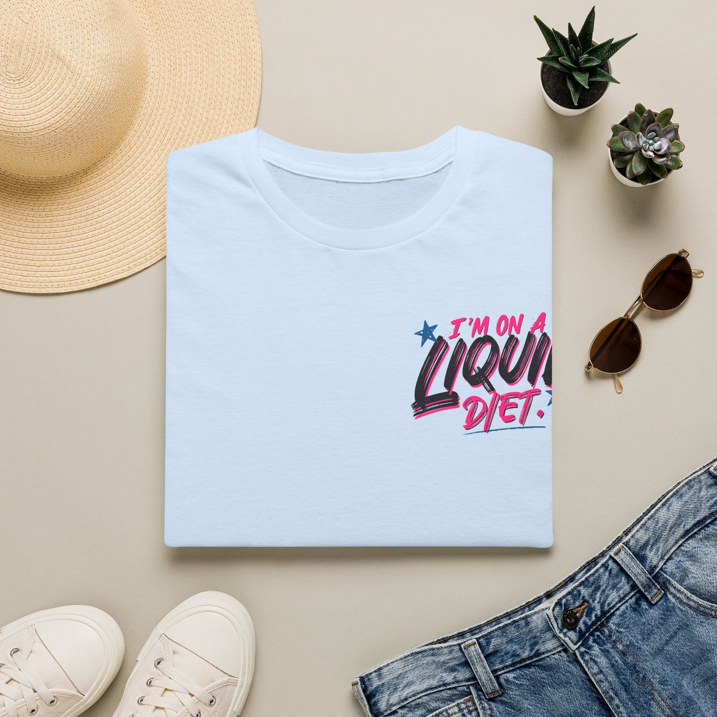 "I'm on a Liquid Diet" RB Graphic Tee