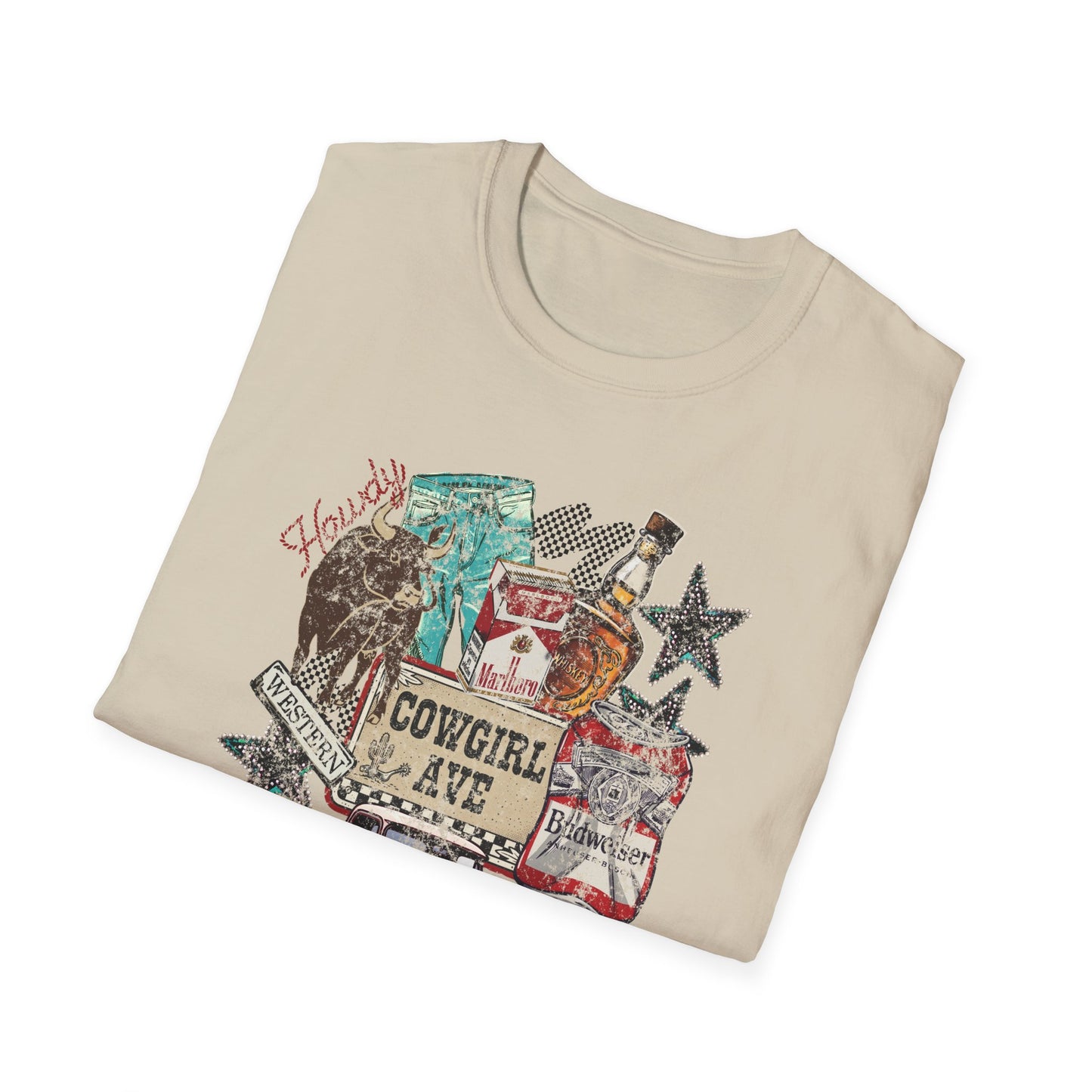 Cowgirl Vibes Graphic T-Shirt Rustic Western Vintage Tee