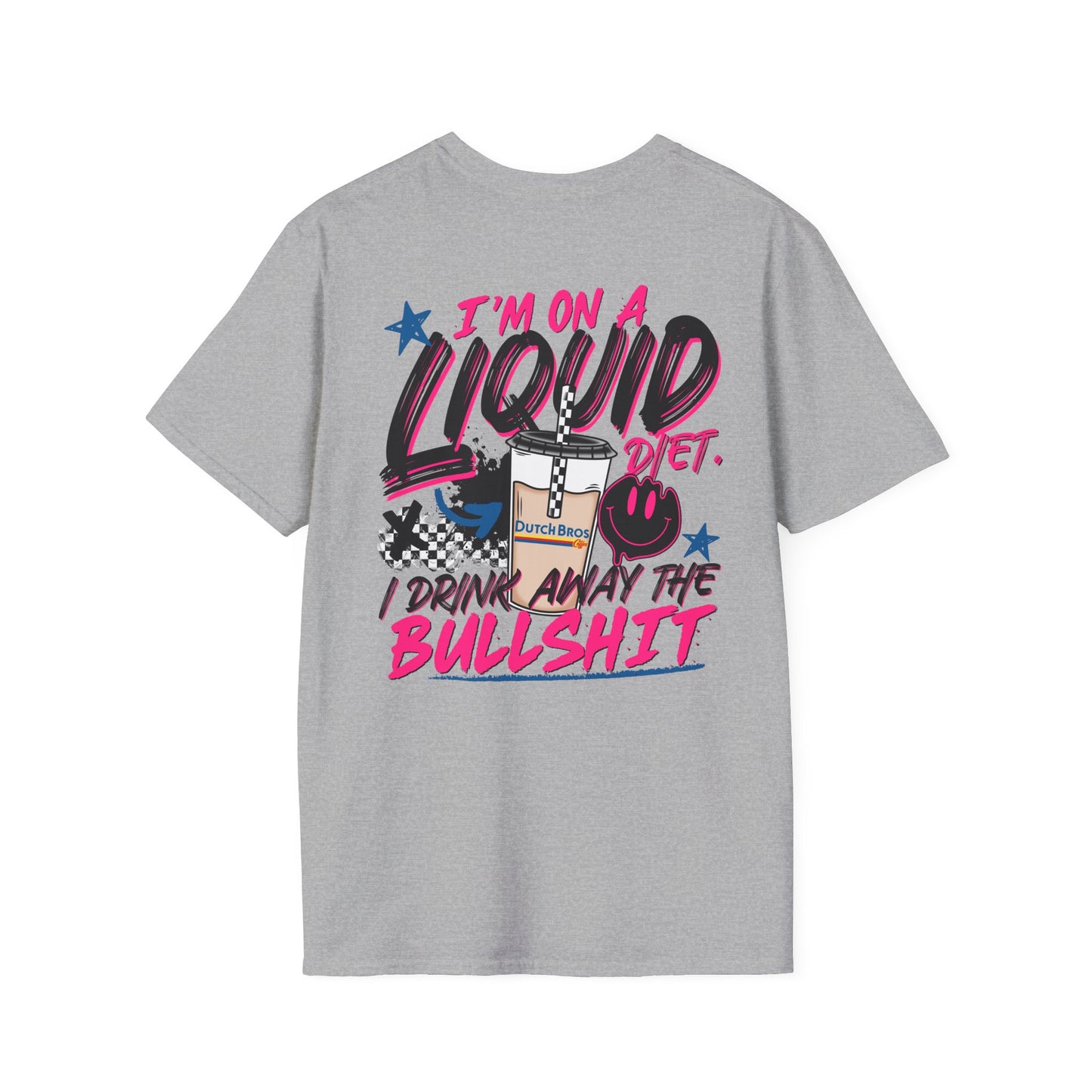 'I'm On a Liquid Diet' Graphic Tee