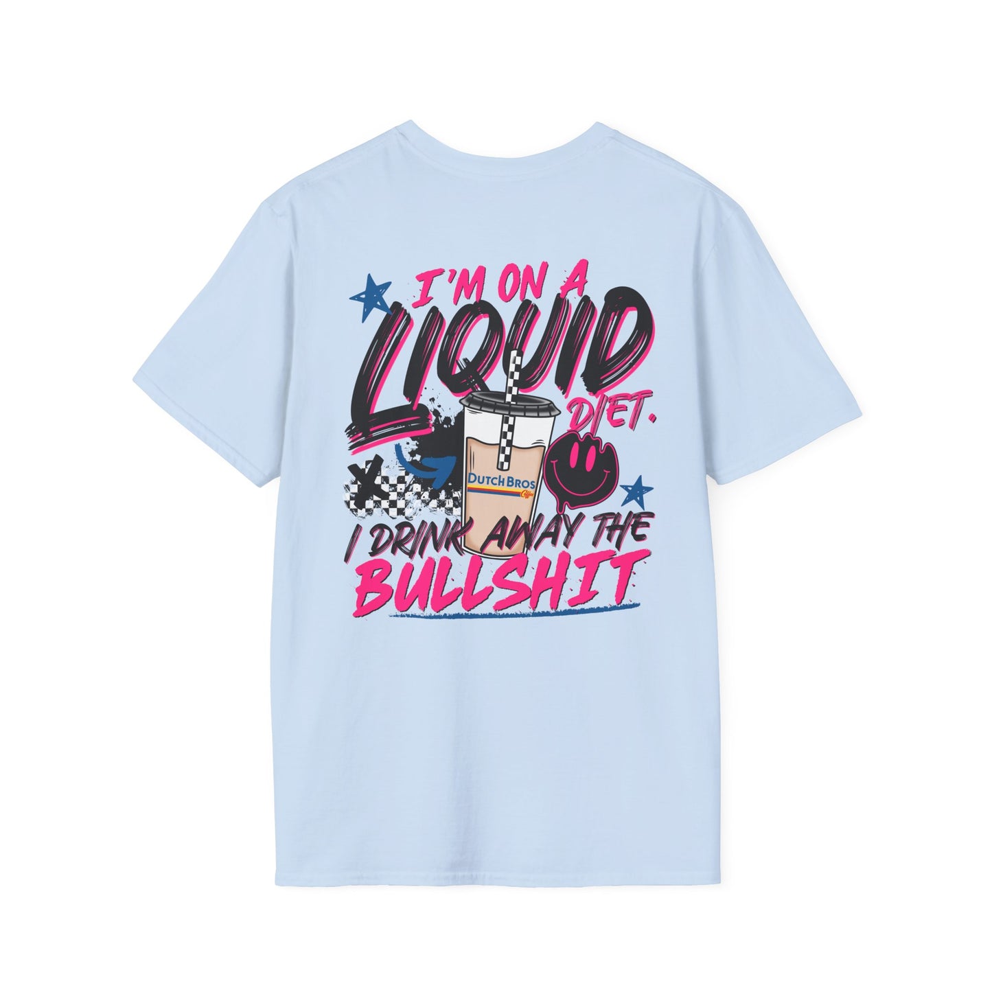 'I'm On a Liquid Diet' Graphic Tee
