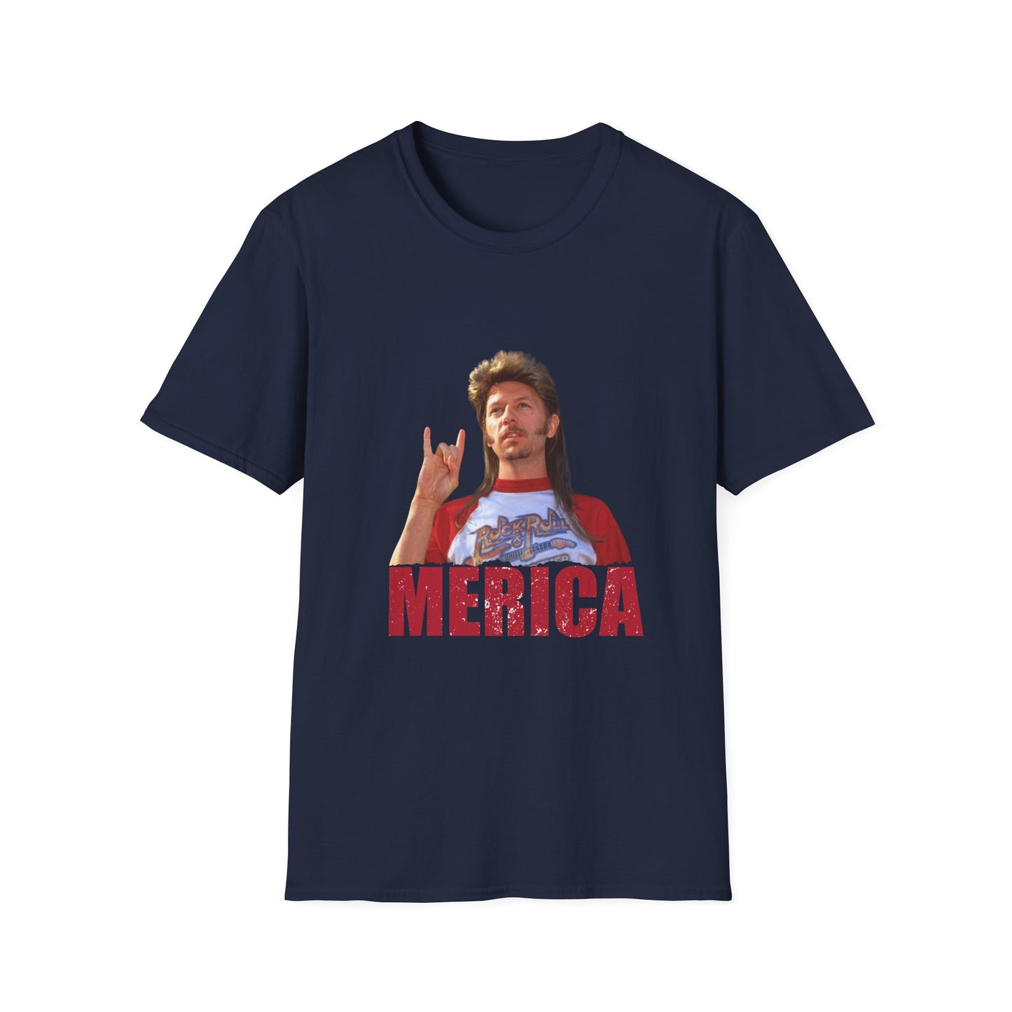 Merica Funny Mullet T-Shirt — Retro Patriotic Graphic Tee