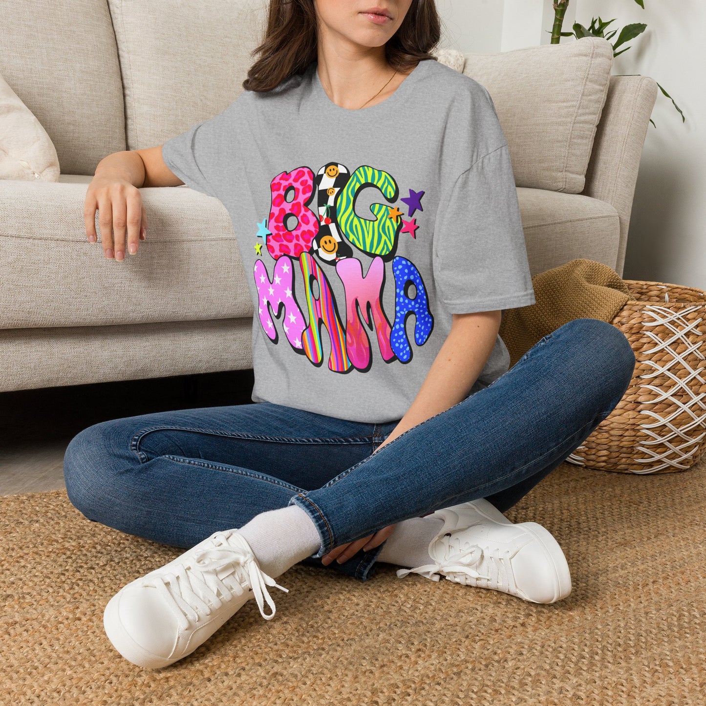Big Mama Colorful Graphic Tee