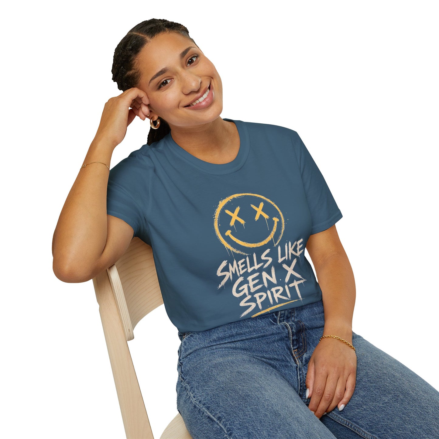 Smells Like Gen X Smiley Tee