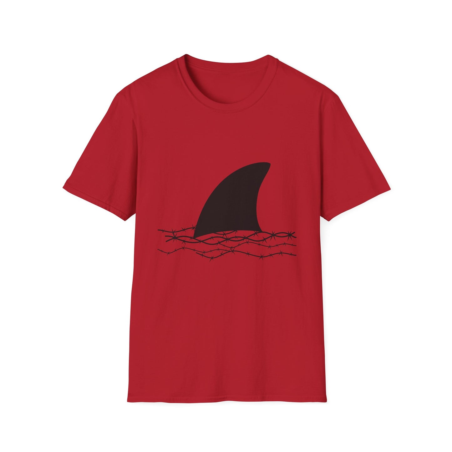 Shark Fin Graphic T-Shirt