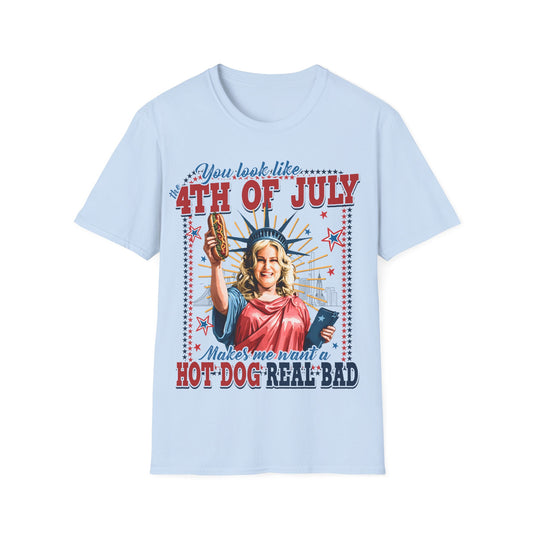 4th of July Hot Dog T-Shirt