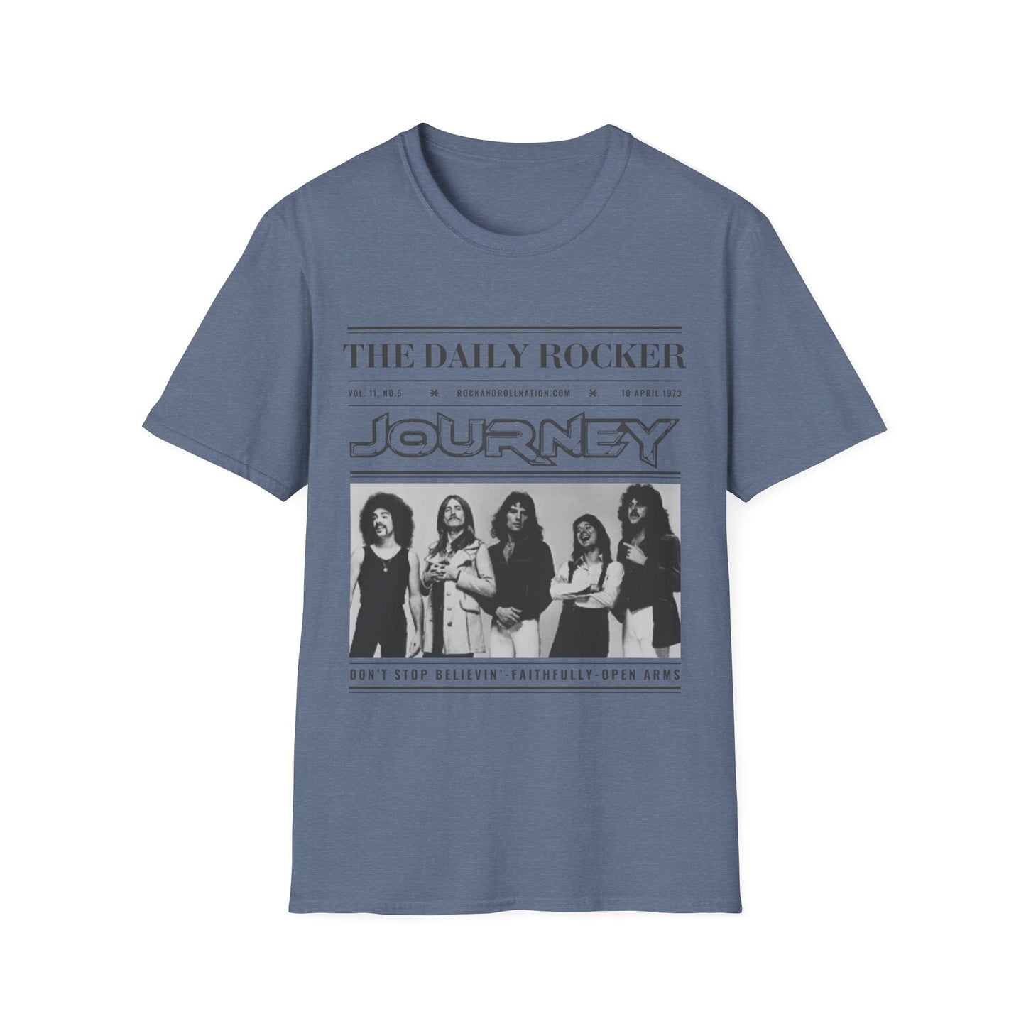Journey Band Vintage Tour T-Shirt — The Daily Rocker Graphic Tee