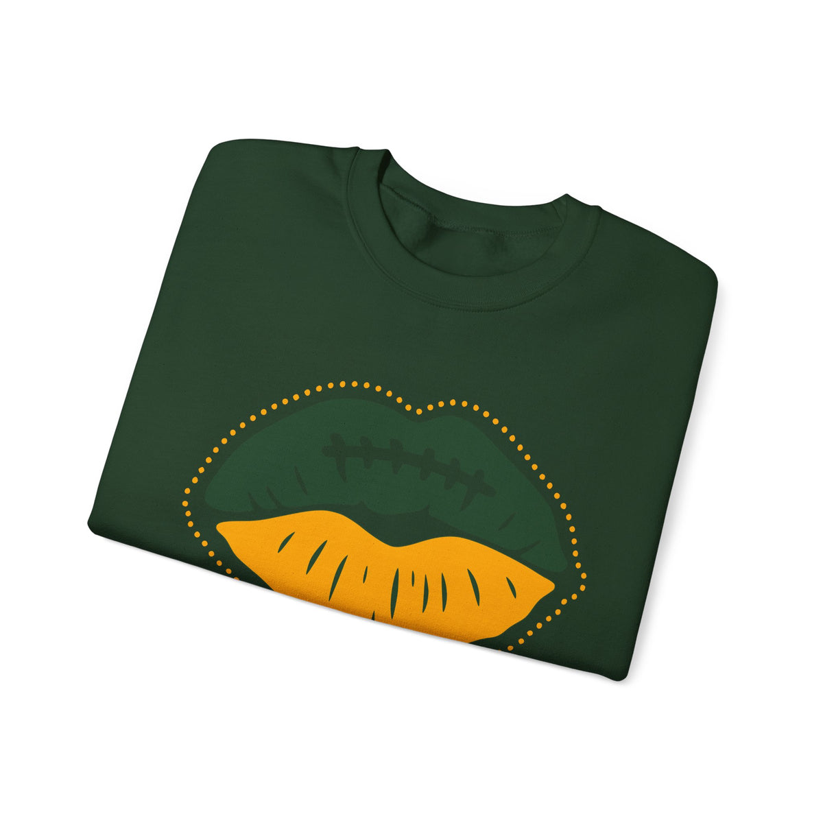 Packers Football Lip Graphic Sweatshirt