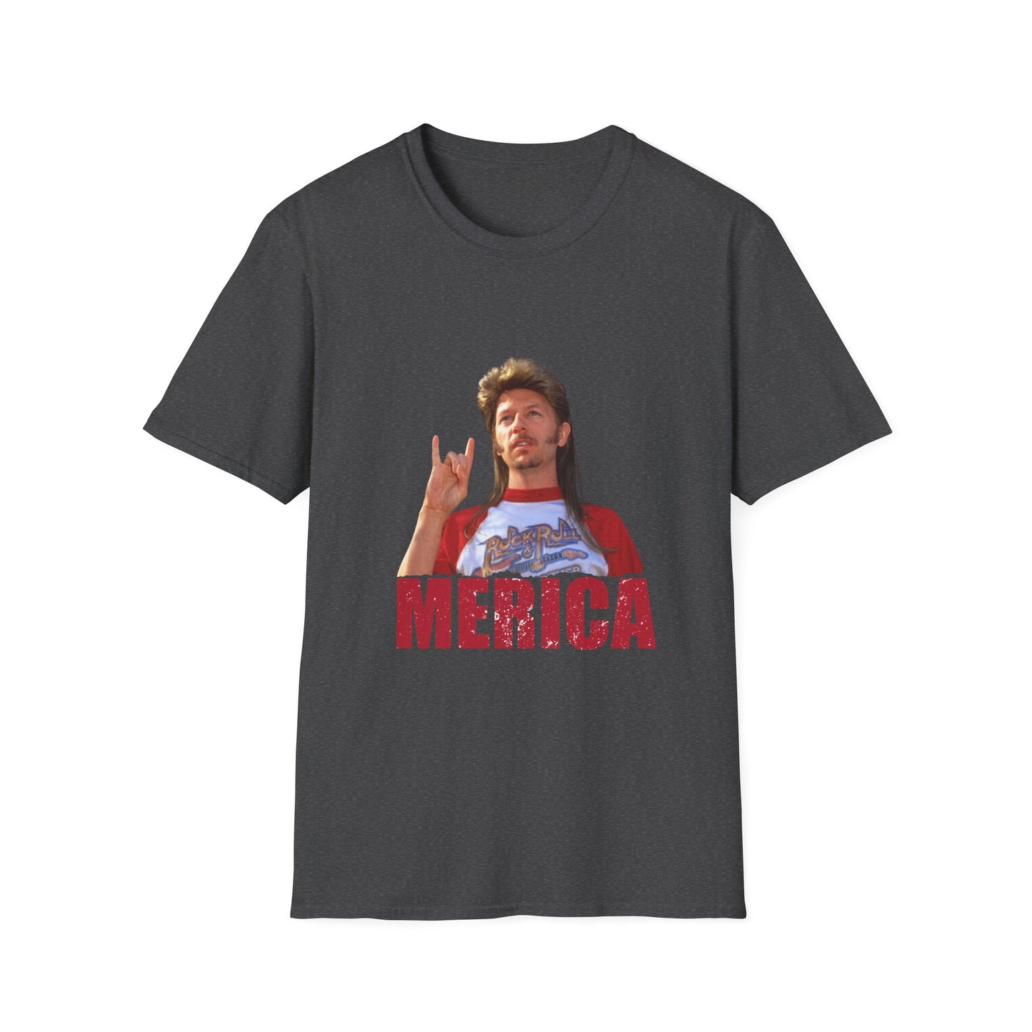 Merica Funny Mullet T-Shirt — Retro Patriotic Graphic Tee