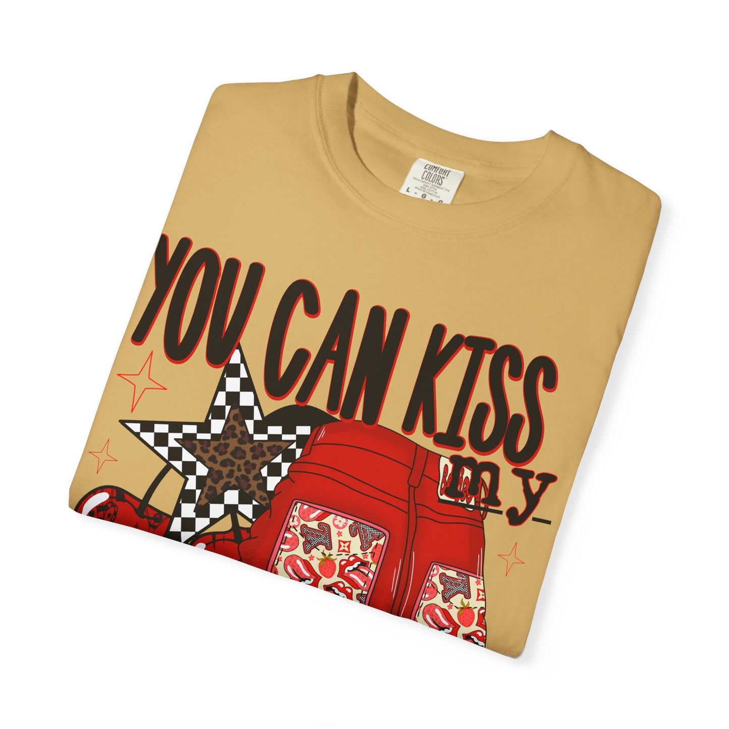 Graphic T-Shirt — "You Can Kiss My Mexican Ass" Boxing Gloves Design