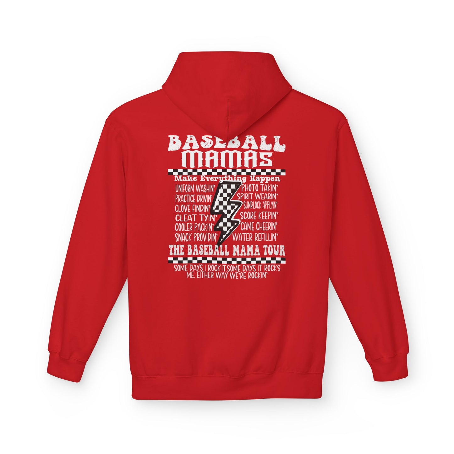 Baseball Mamas Hoodie — Vintage Tour Tee Style Hooded Sweatshirt