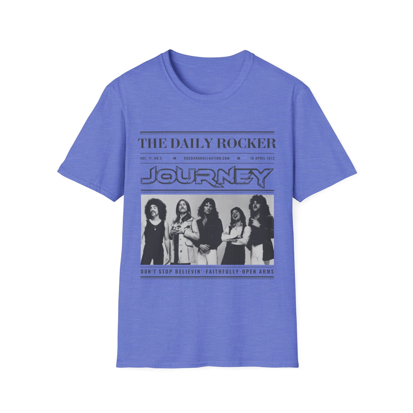 Journey Band Vintage Tour T-Shirt — The Daily Rocker Graphic Tee