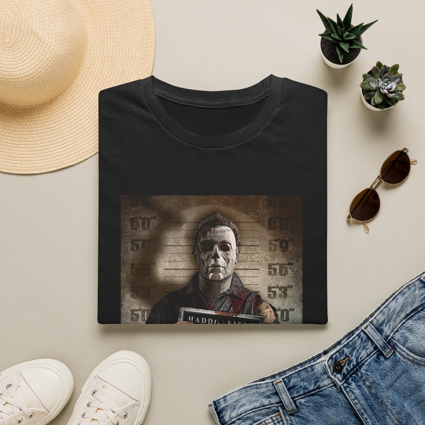 Mugshot Michael Myers Halloween T‑Shirt