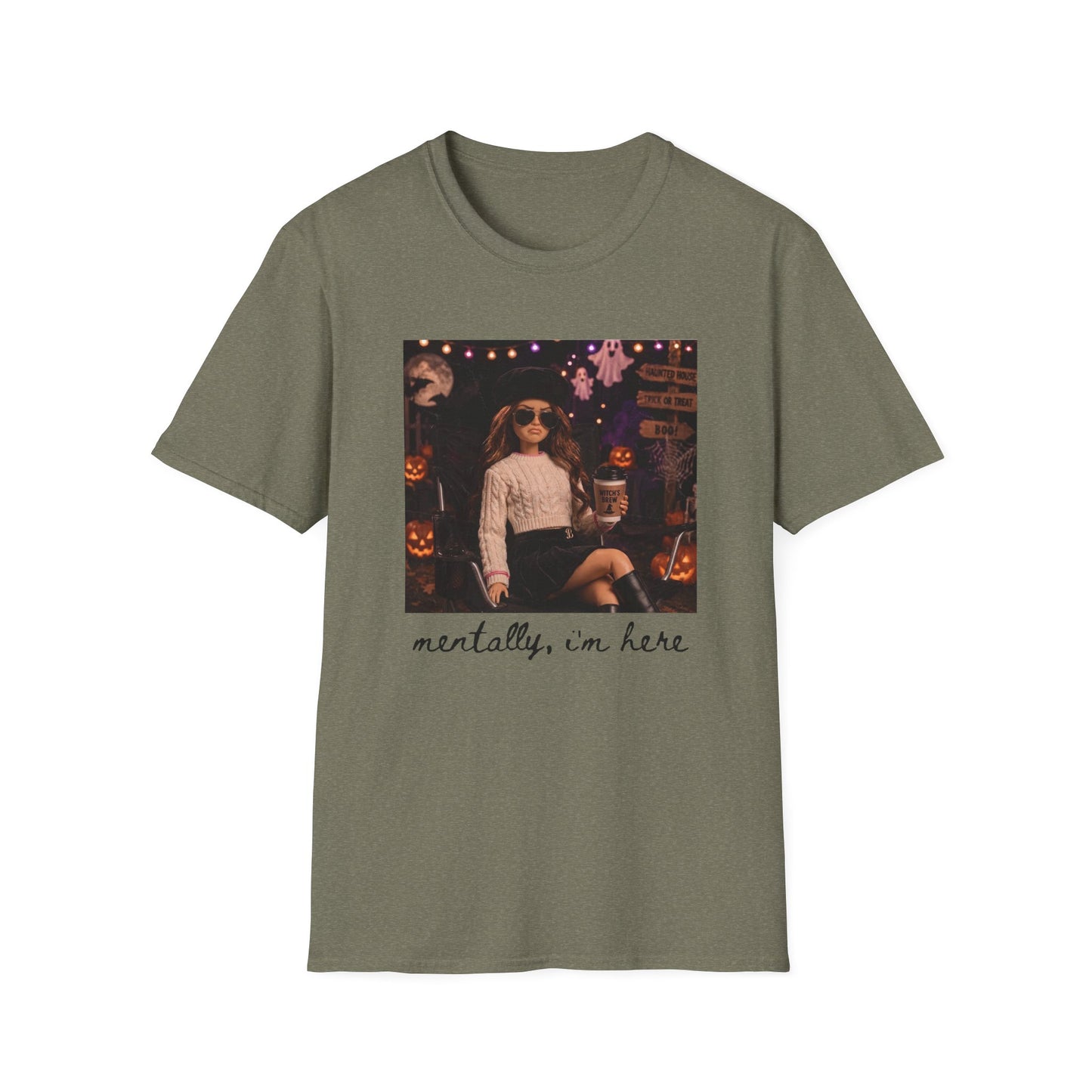 'Mentally, I’m Here' Halloween tee
