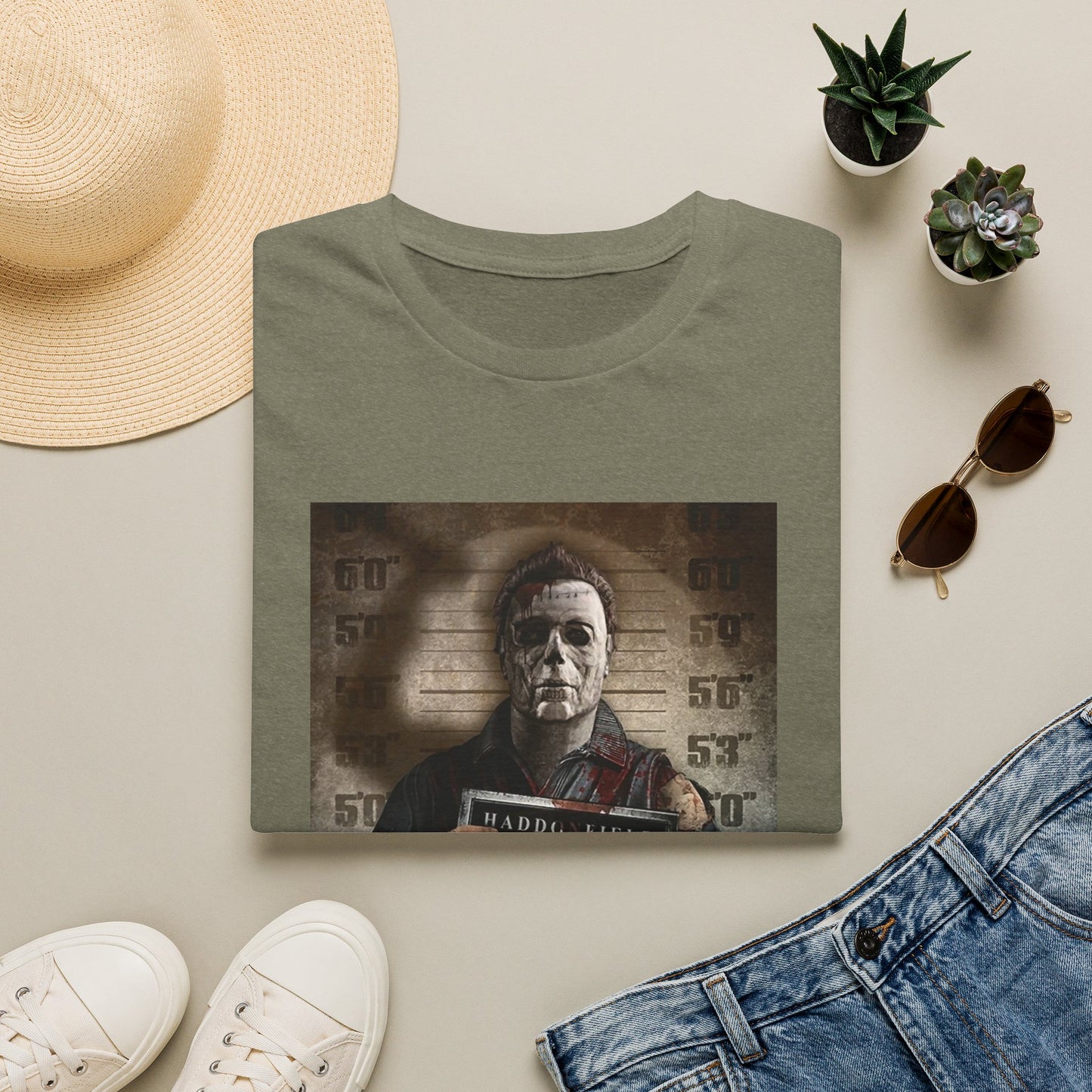 Mugshot Michael Myers Halloween T‑Shirt