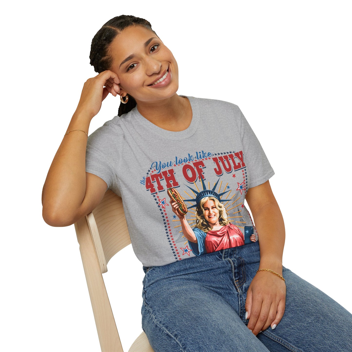 4th of July Hot Dog T-Shirt