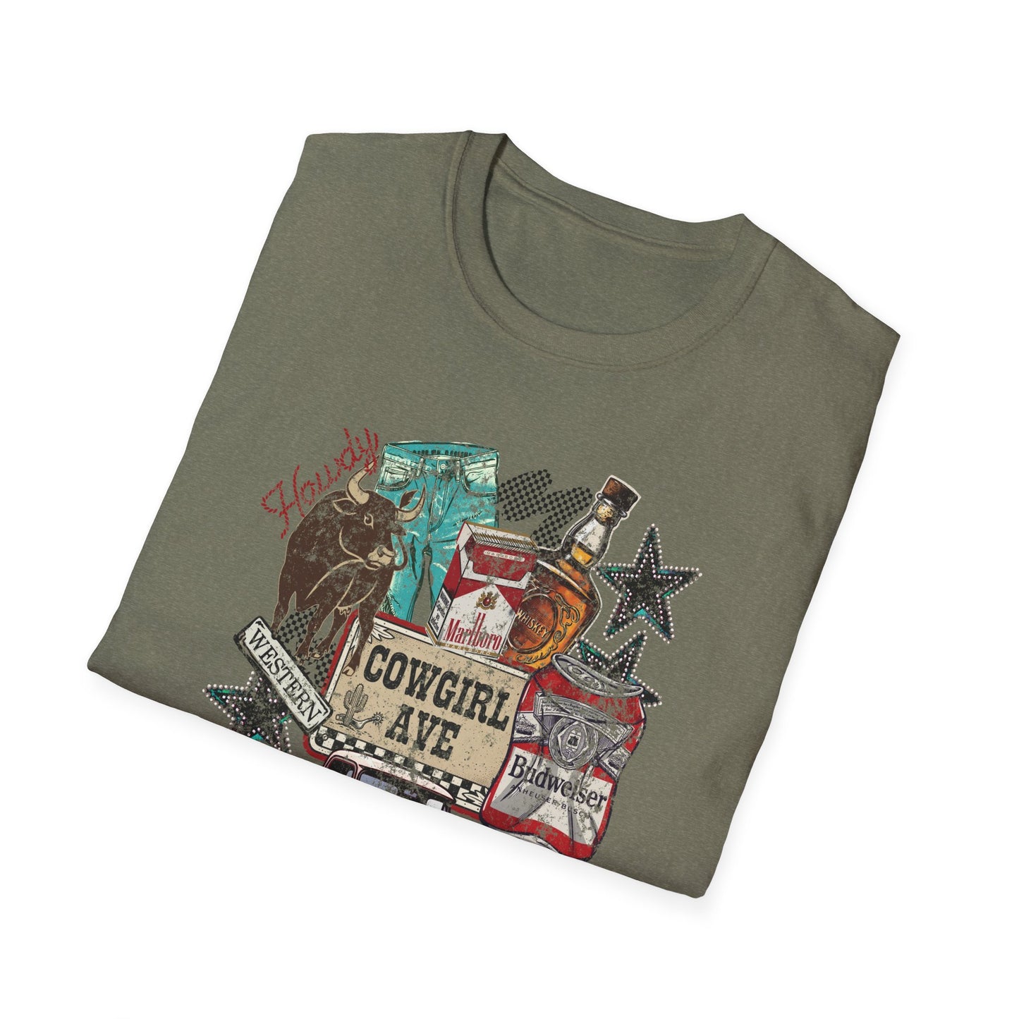 Cowgirl Vibes Graphic T-Shirt Rustic Western Vintage Tee