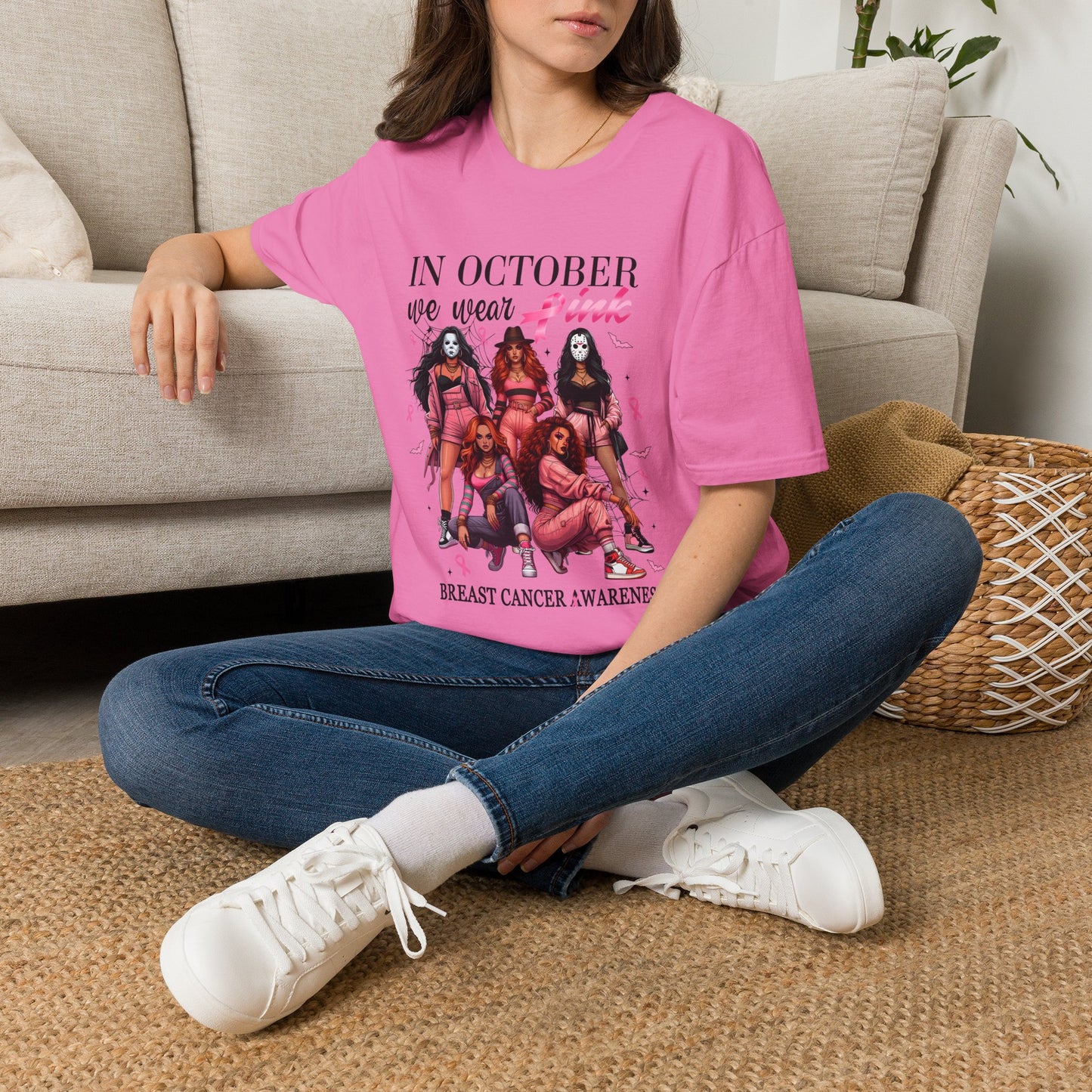 Breast Cancer Awareness "In October We Wear Pink" tee