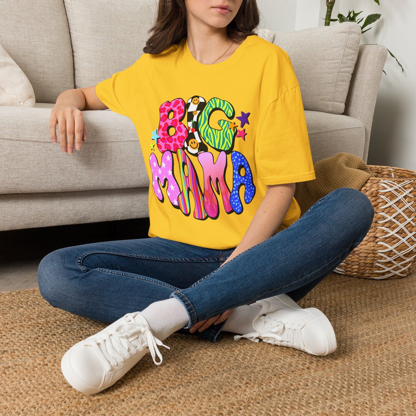 Big Mama Colorful Graphic Tee