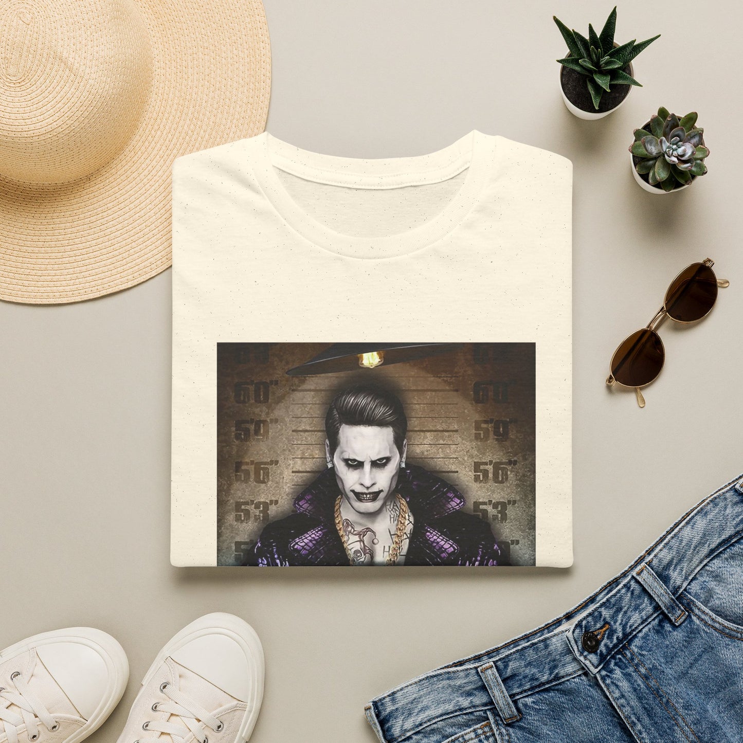 Joker Mugshot Graphic T-Shirt