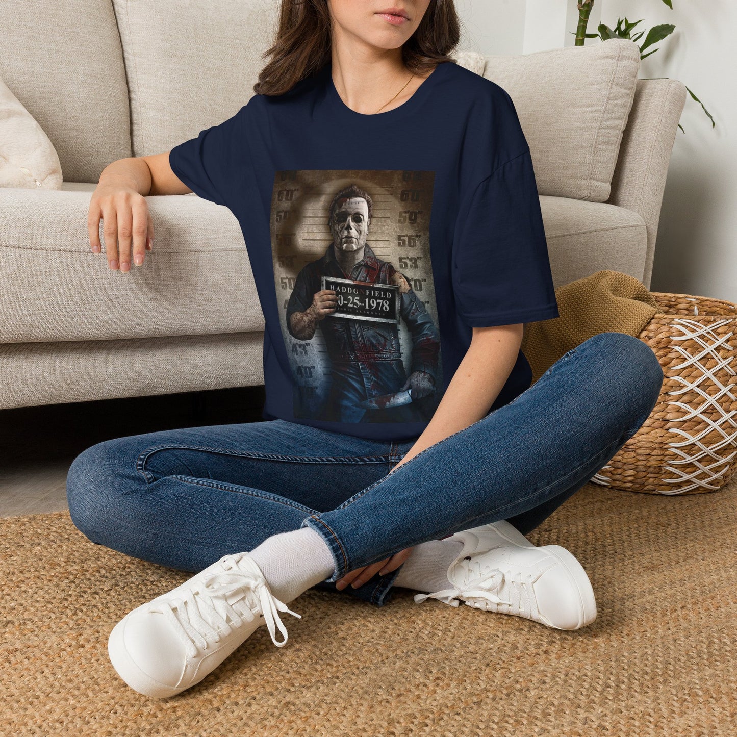 Mugshot Michael Myers Halloween T‑Shirt