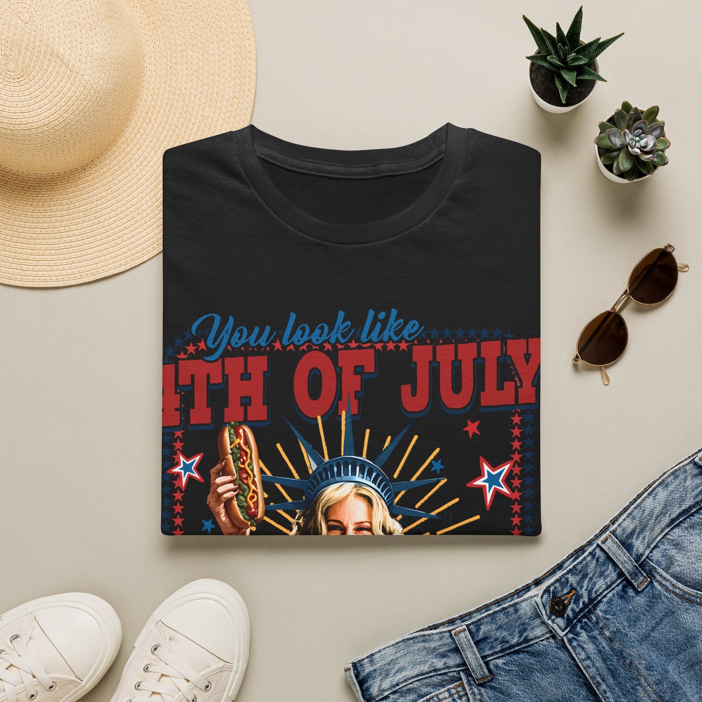 4th of July Hot Dog T-Shirt