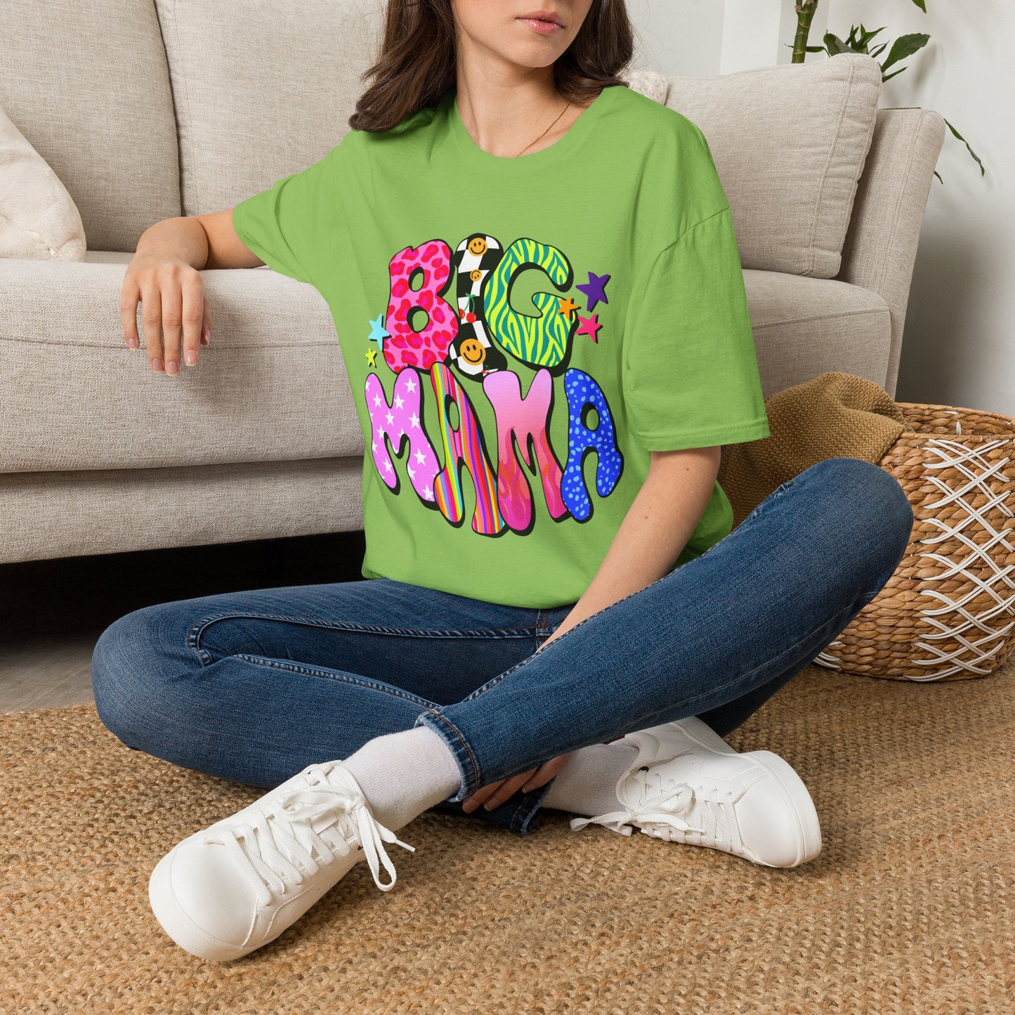 Big Mama Colorful Graphic Tee
