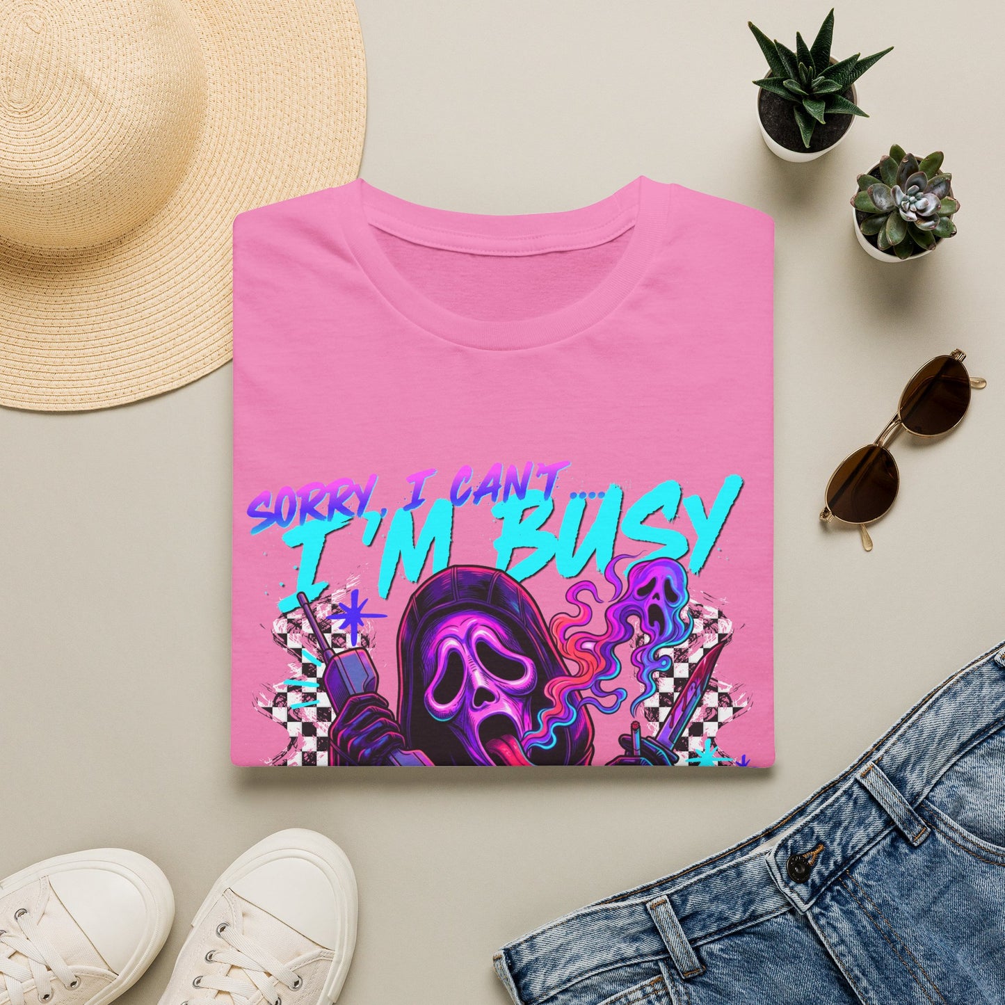 I’m Busy Ghosting People Graphic Tee