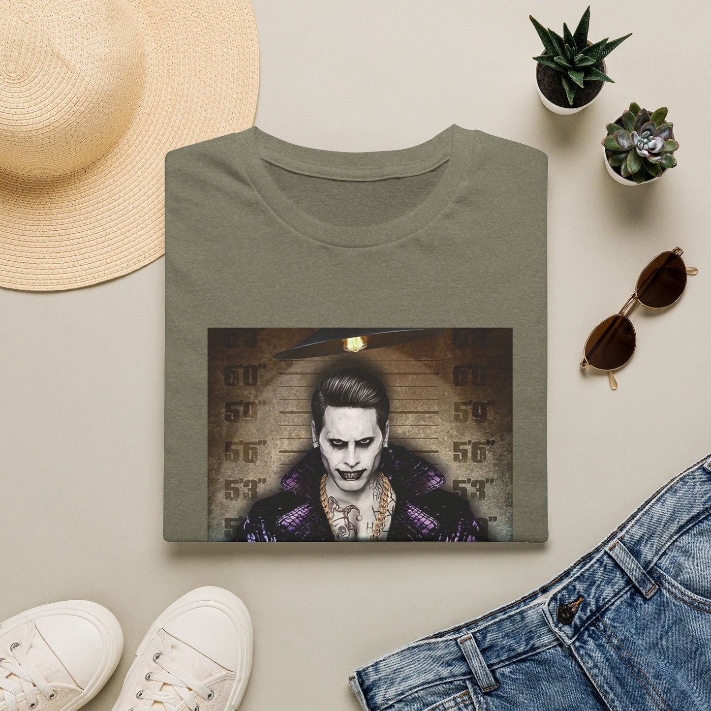 Joker Mugshot Graphic T-Shirt
