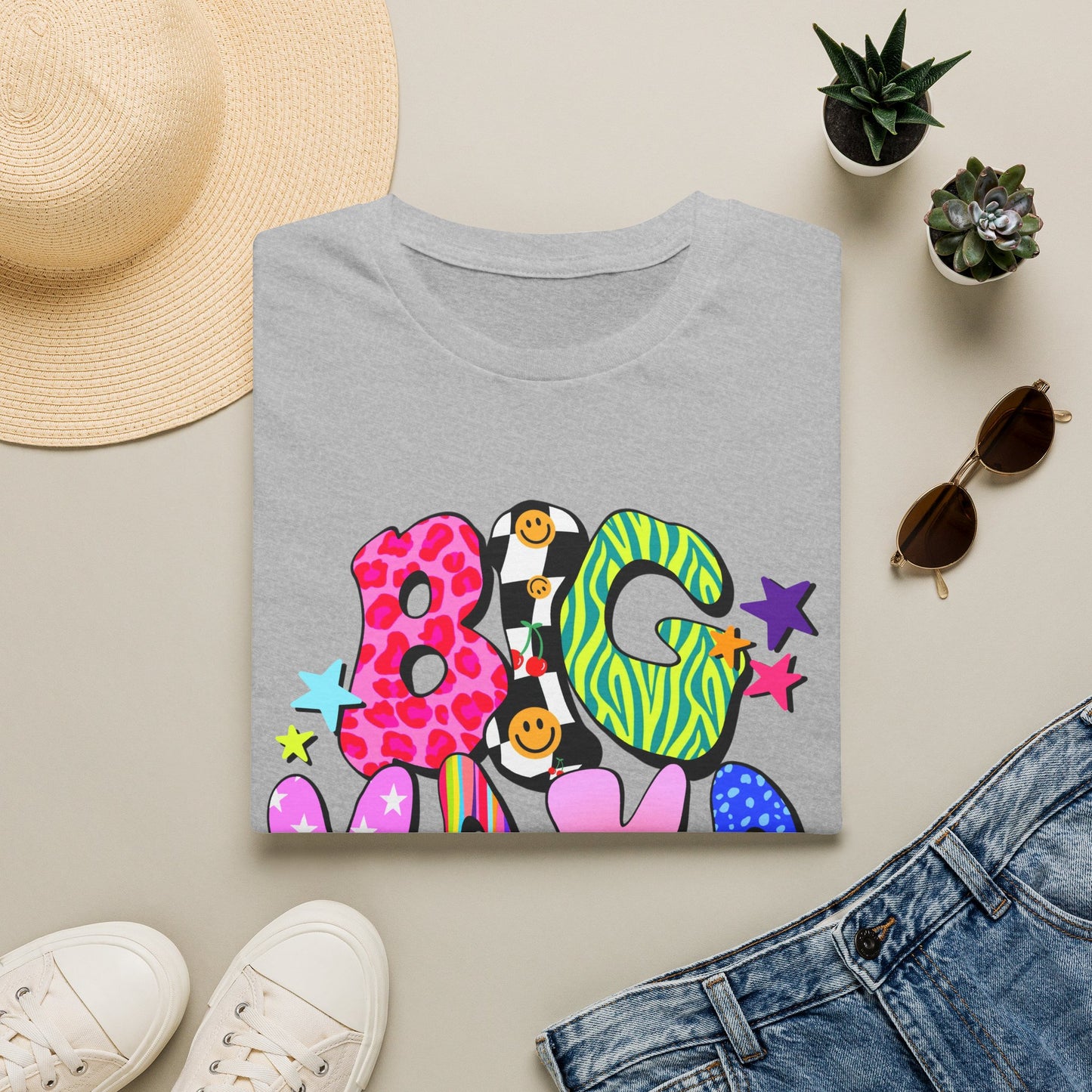 Big Mama Colorful Graphic Tee