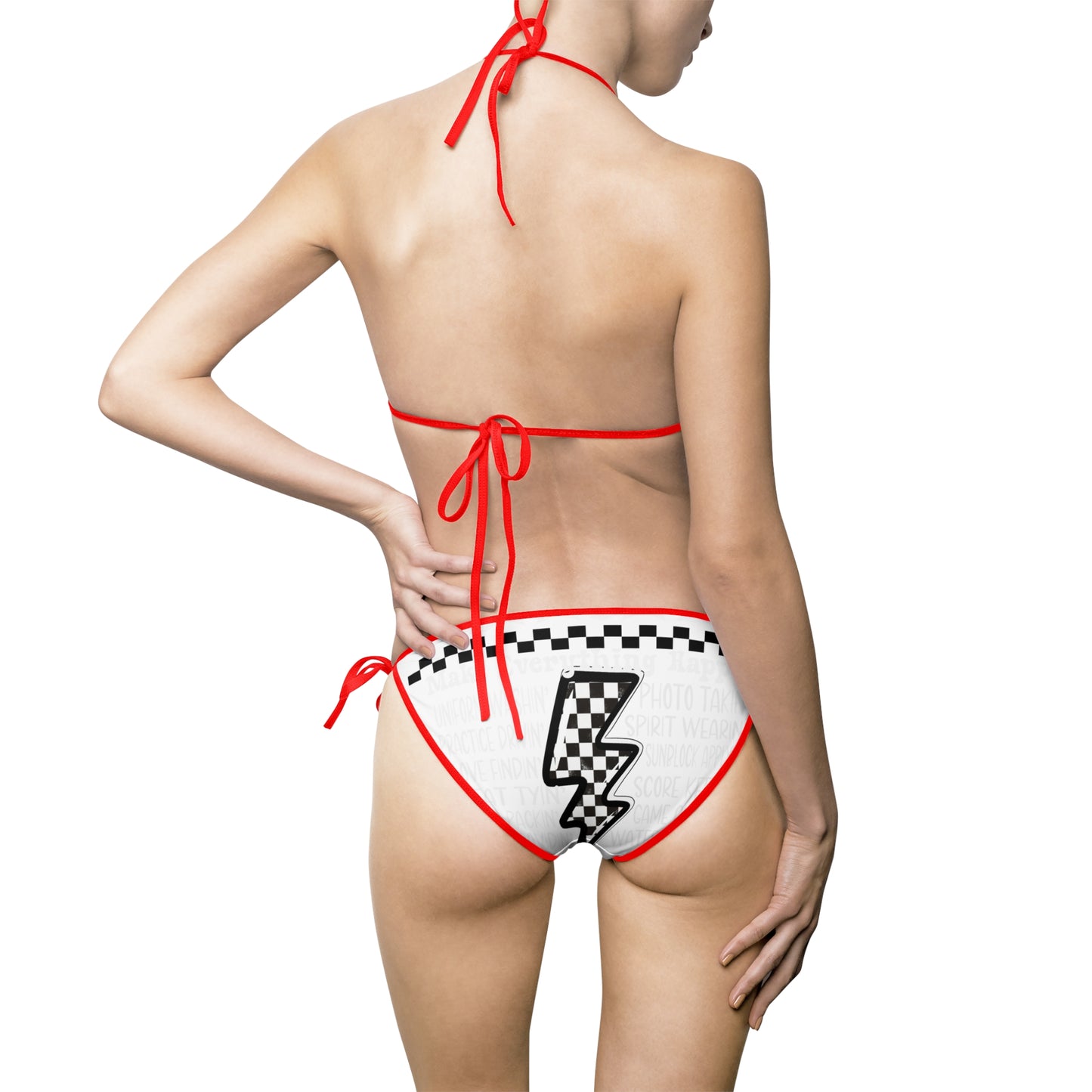 Lightning Bolt Triangle Bikini Women's Swimwear