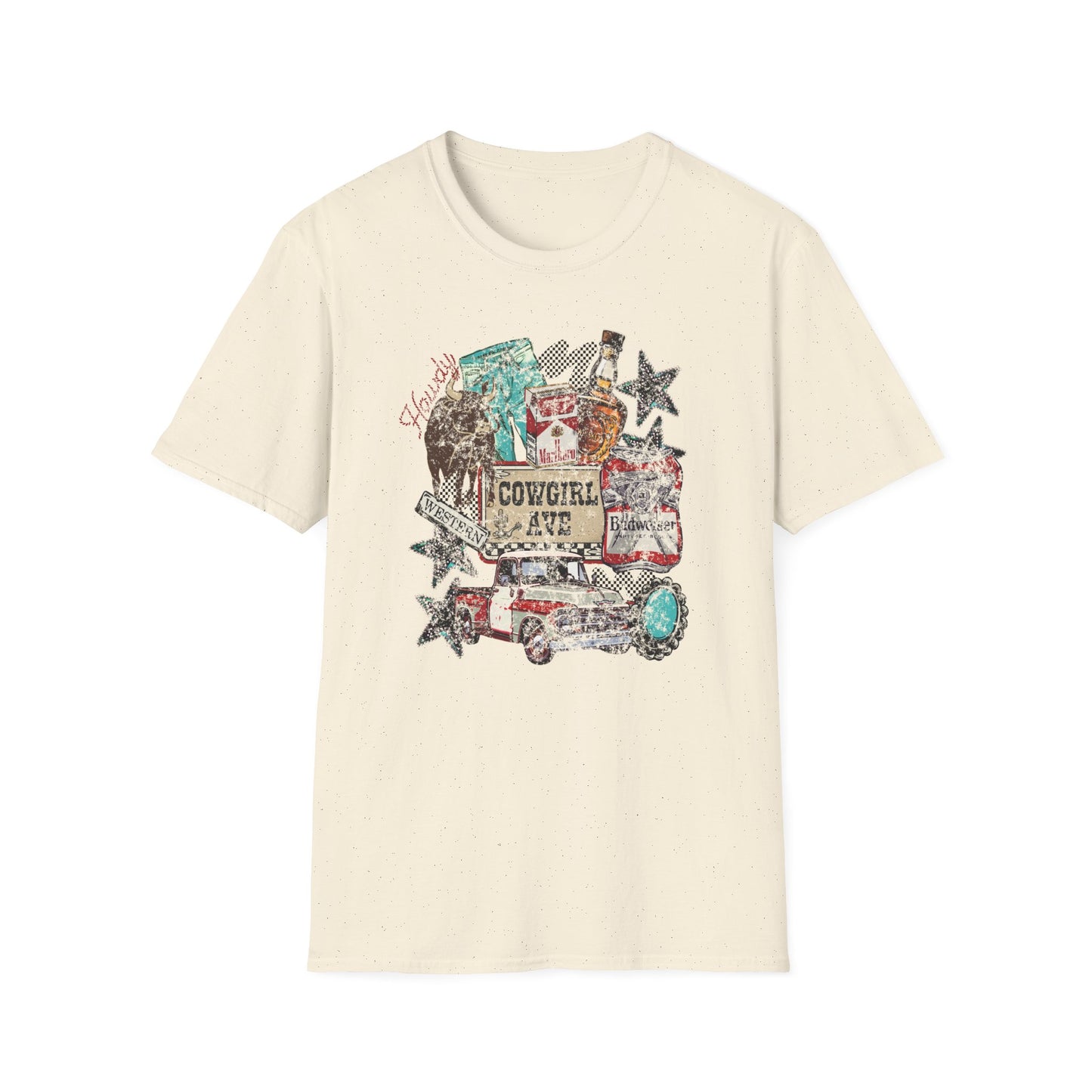Cowgirl Vibes Graphic T-Shirt Rustic Western Vintage Tee