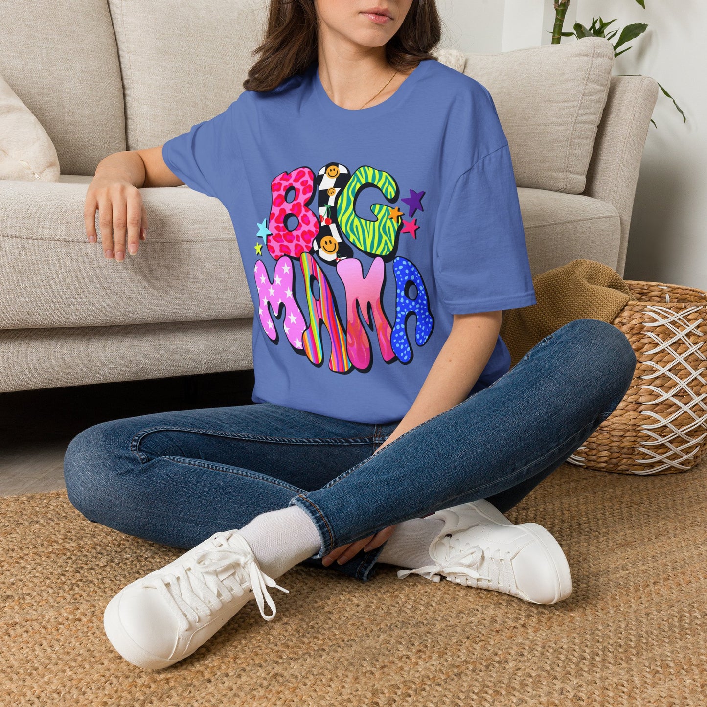Big Mama Colorful Graphic Tee