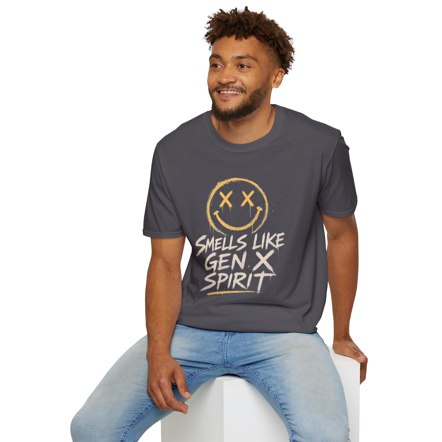 Smells Like Gen X Smiley Tee
