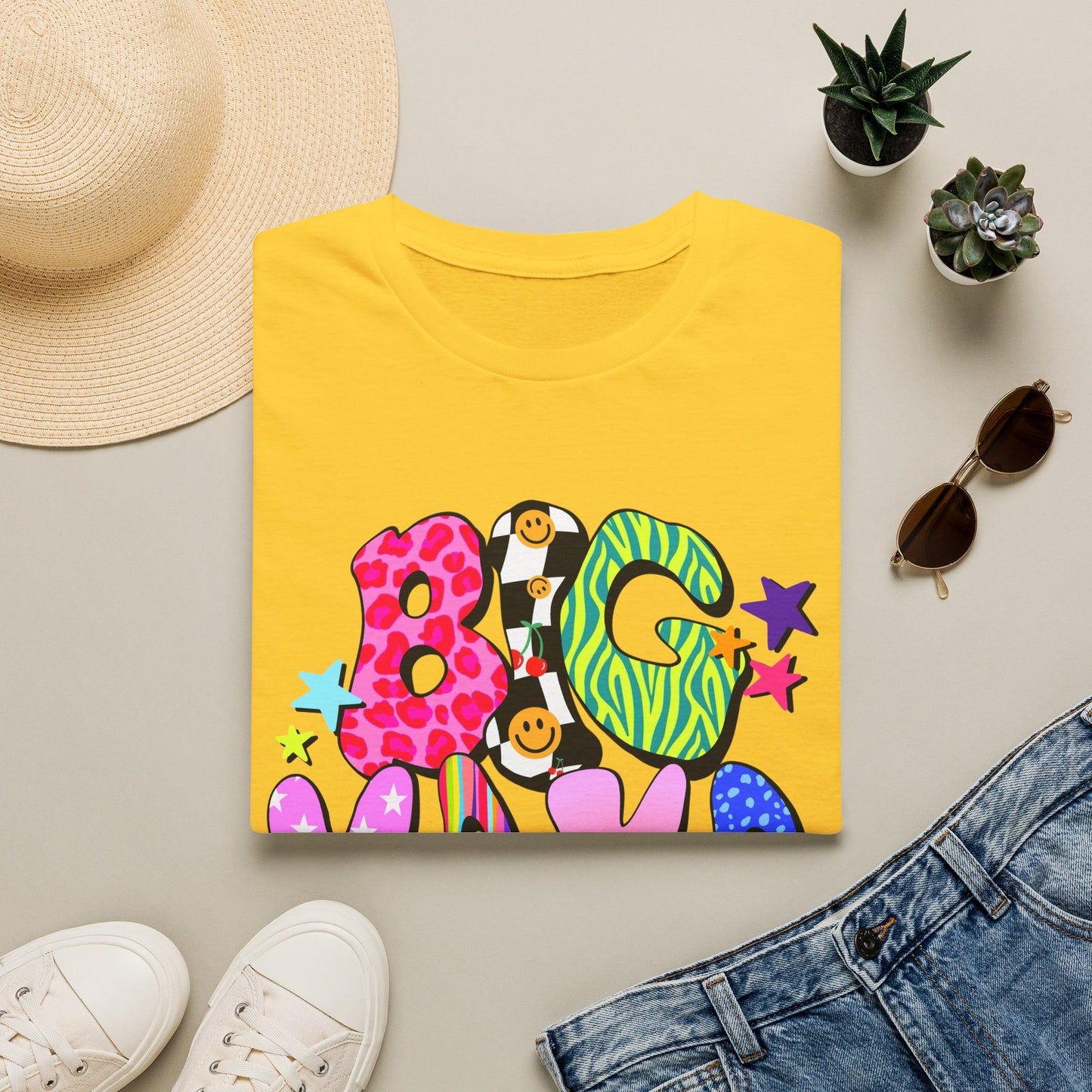 Big Mama Colorful Graphic Tee