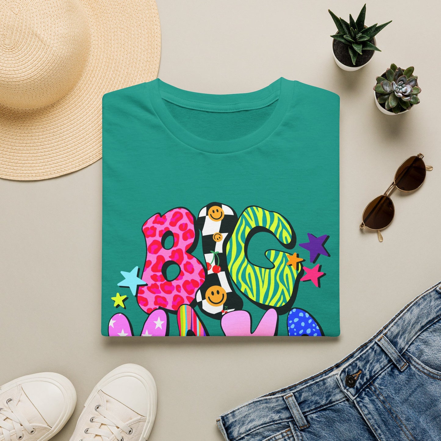 Big Mama Colorful Graphic Tee