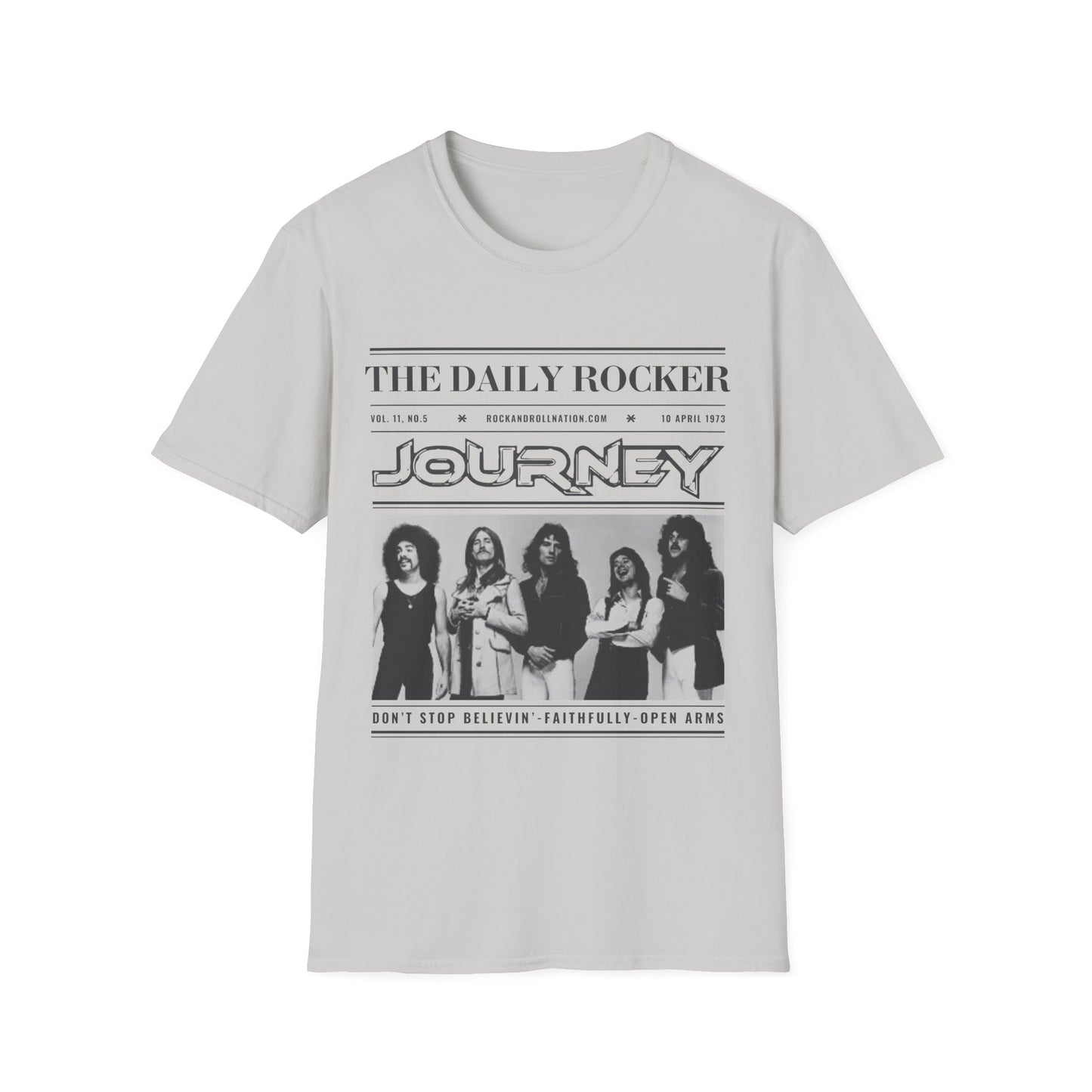 Journey Band Vintage Tour T-Shirt — The Daily Rocker Graphic Tee