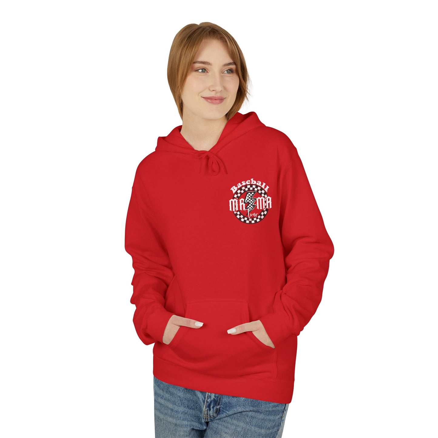 Baseball Mamas Hoodie — Vintage Tour Tee Style Hooded Sweatshirt