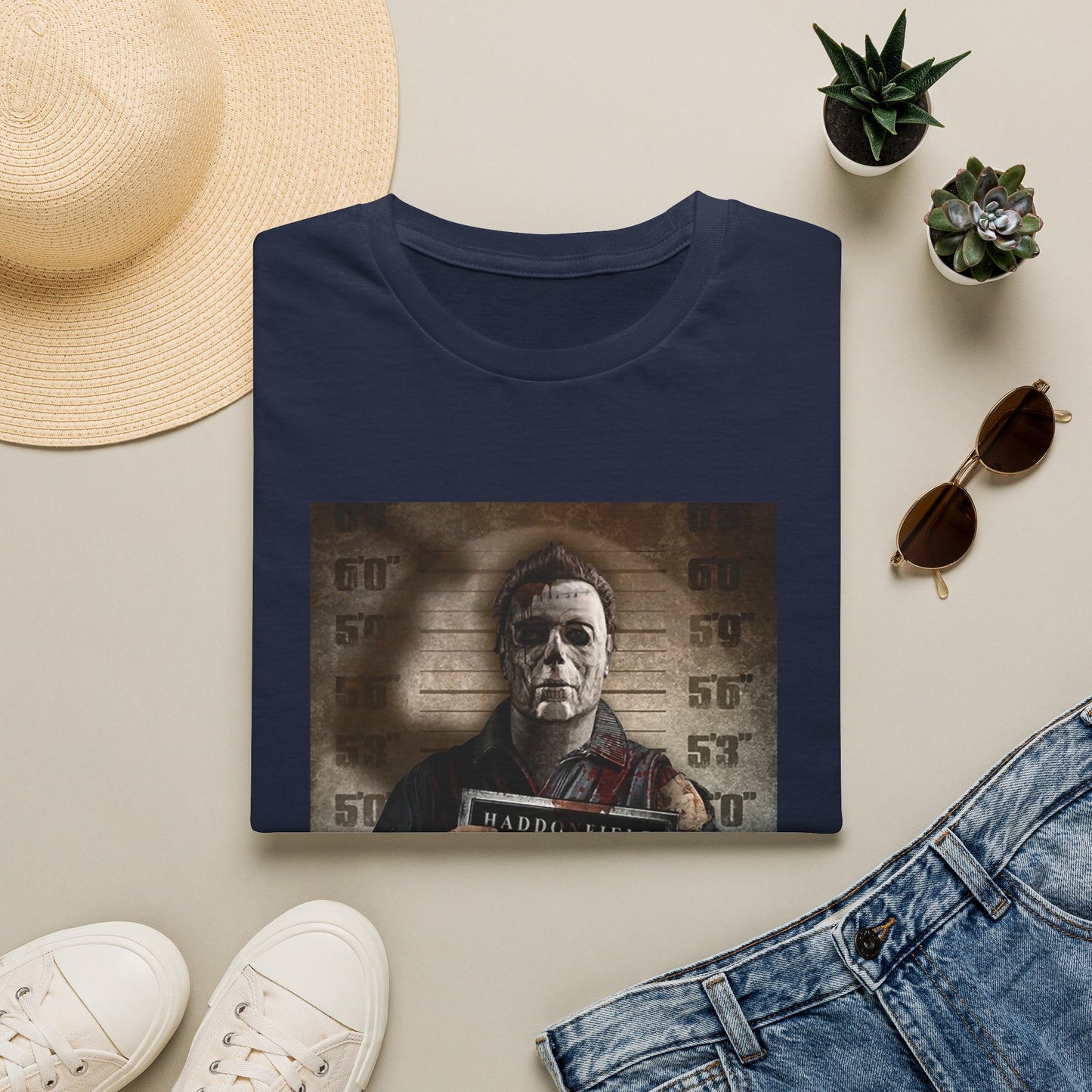 Mugshot Michael Myers Halloween T‑Shirt