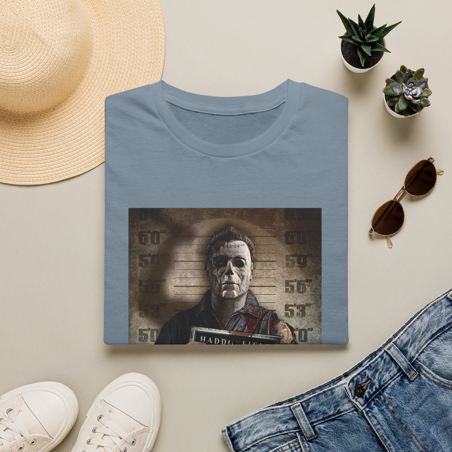 Mugshot Michael Myers Halloween T‑Shirt