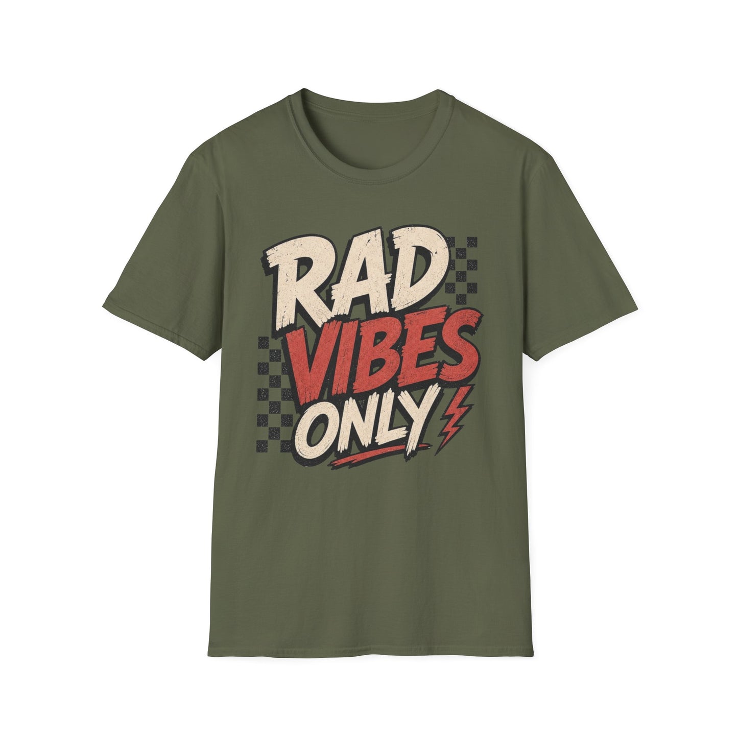 "RAD VIBES ONLY" Graphic T-Shirt