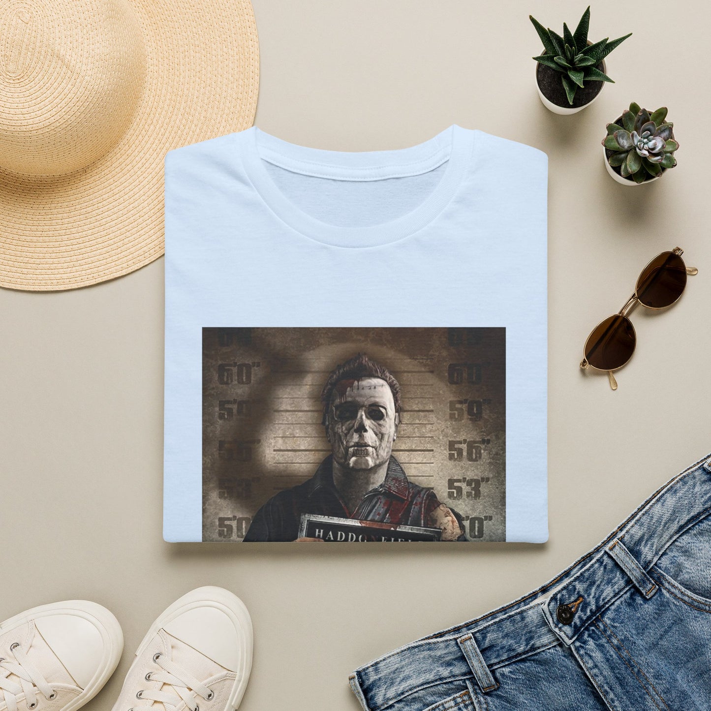 Mugshot Michael Myers Halloween T‑Shirt