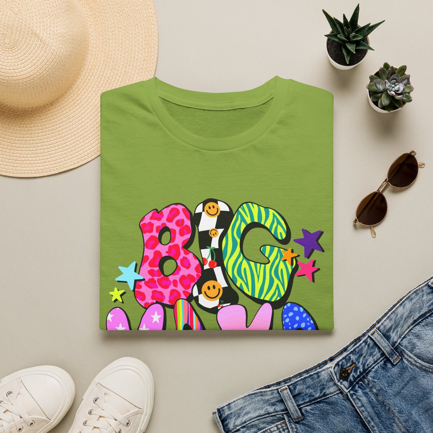 Big Mama Colorful Graphic Tee