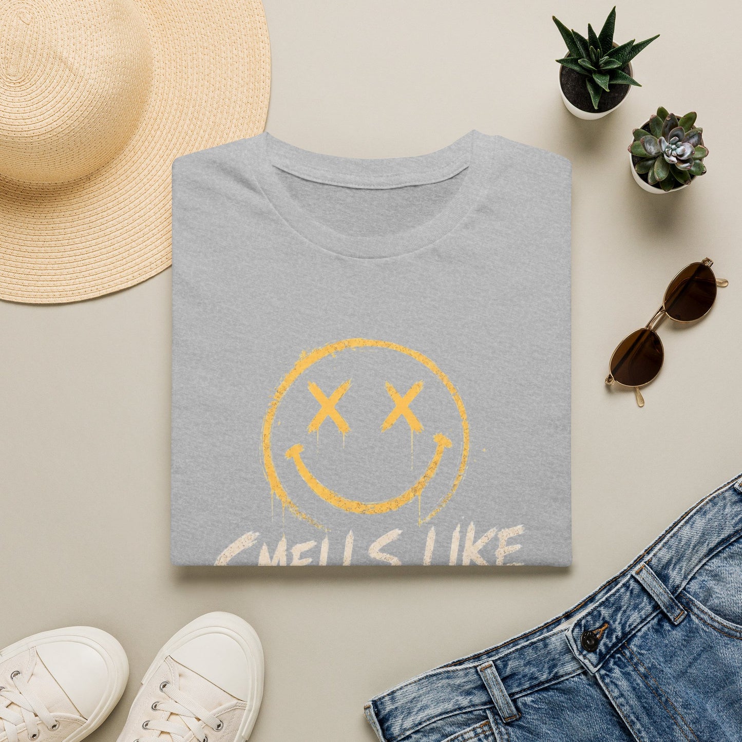 Smells Like Gen X Smiley Tee